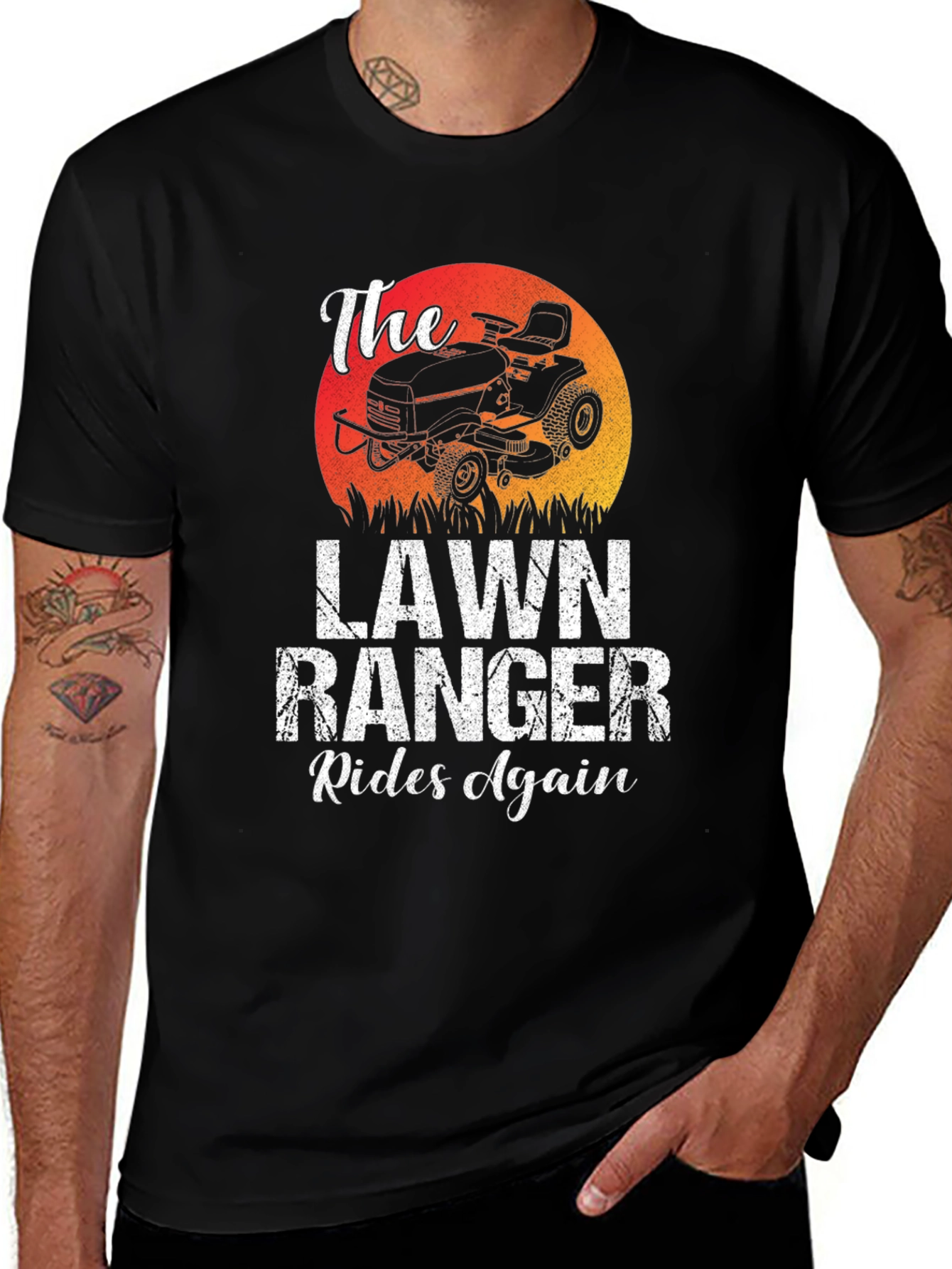 Variant 28 of Lawn Ranger Rides Again Graphic Tee