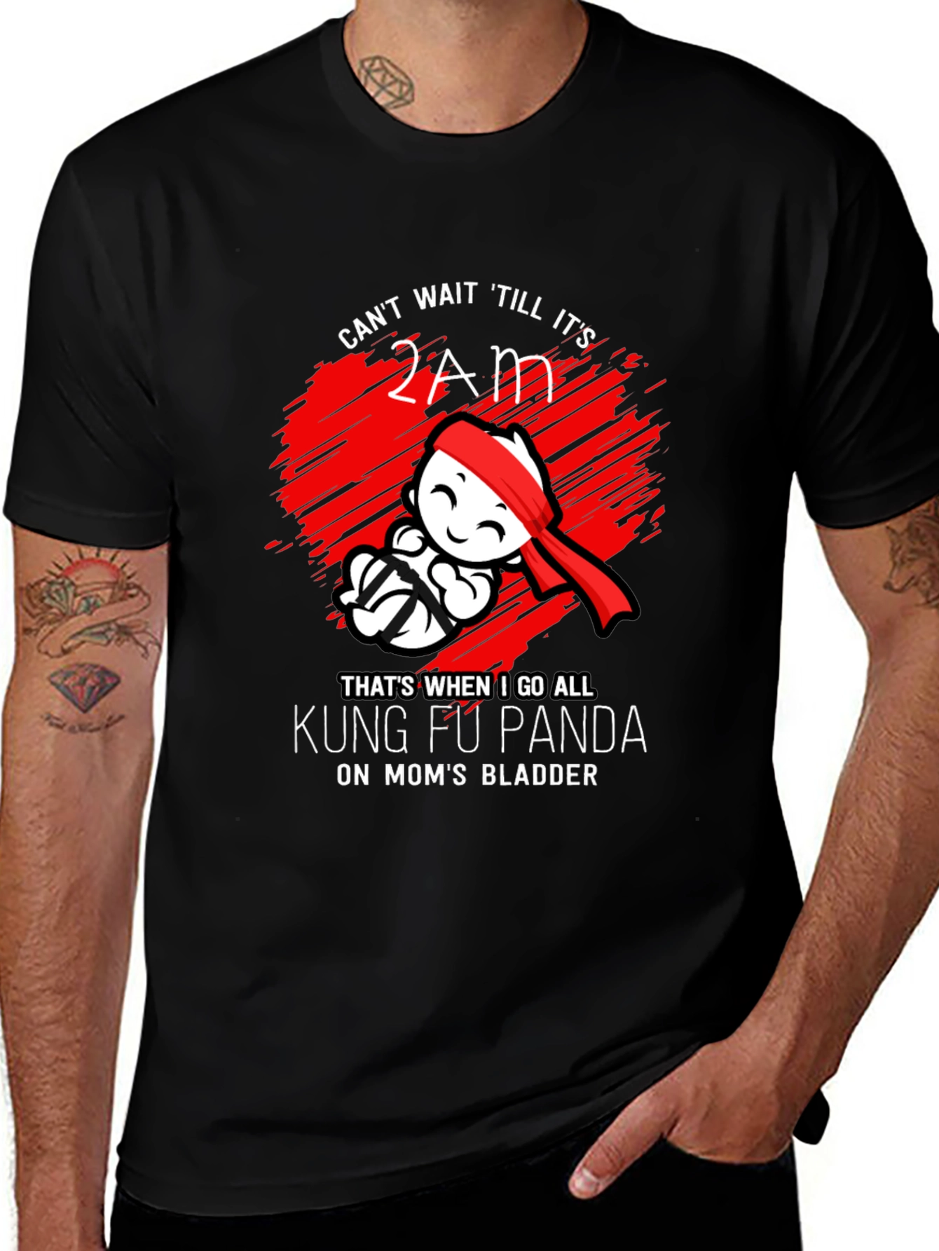 Variant 7 of Kung Fu Panda Mom's Bladder Funny T-Shirt