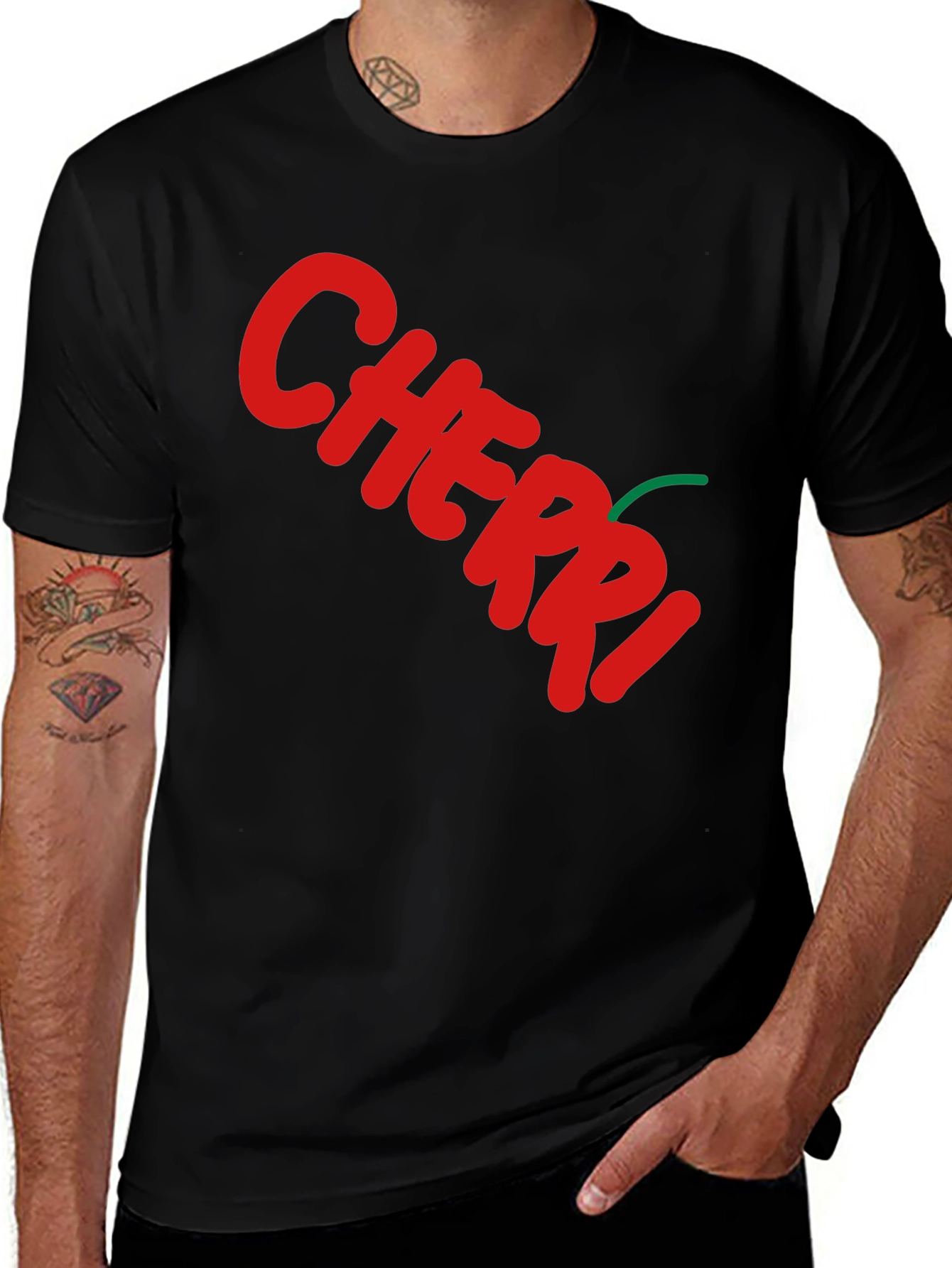 Variant 23 of Cherri Graphic T-Shirt - Soft Cotton Blend