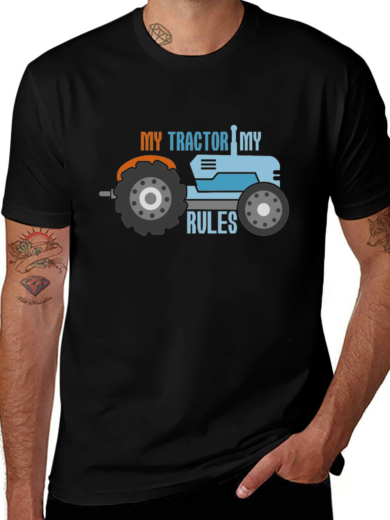 Variant 23 of My Tractor My Rules Graphic T-Shirt