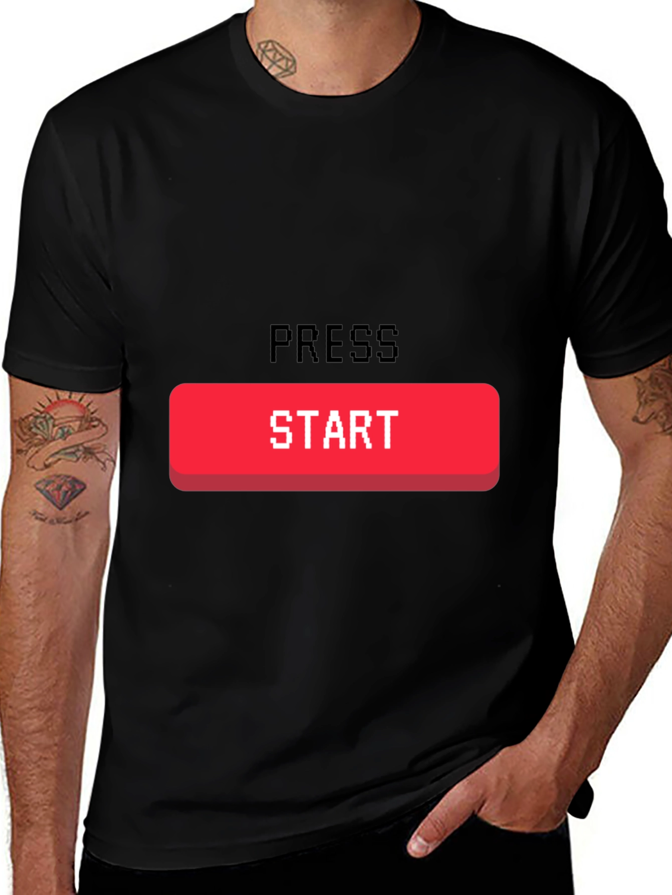 Variant 11 of Press Start Gaming T-Shirt - Retro Gamer Tee