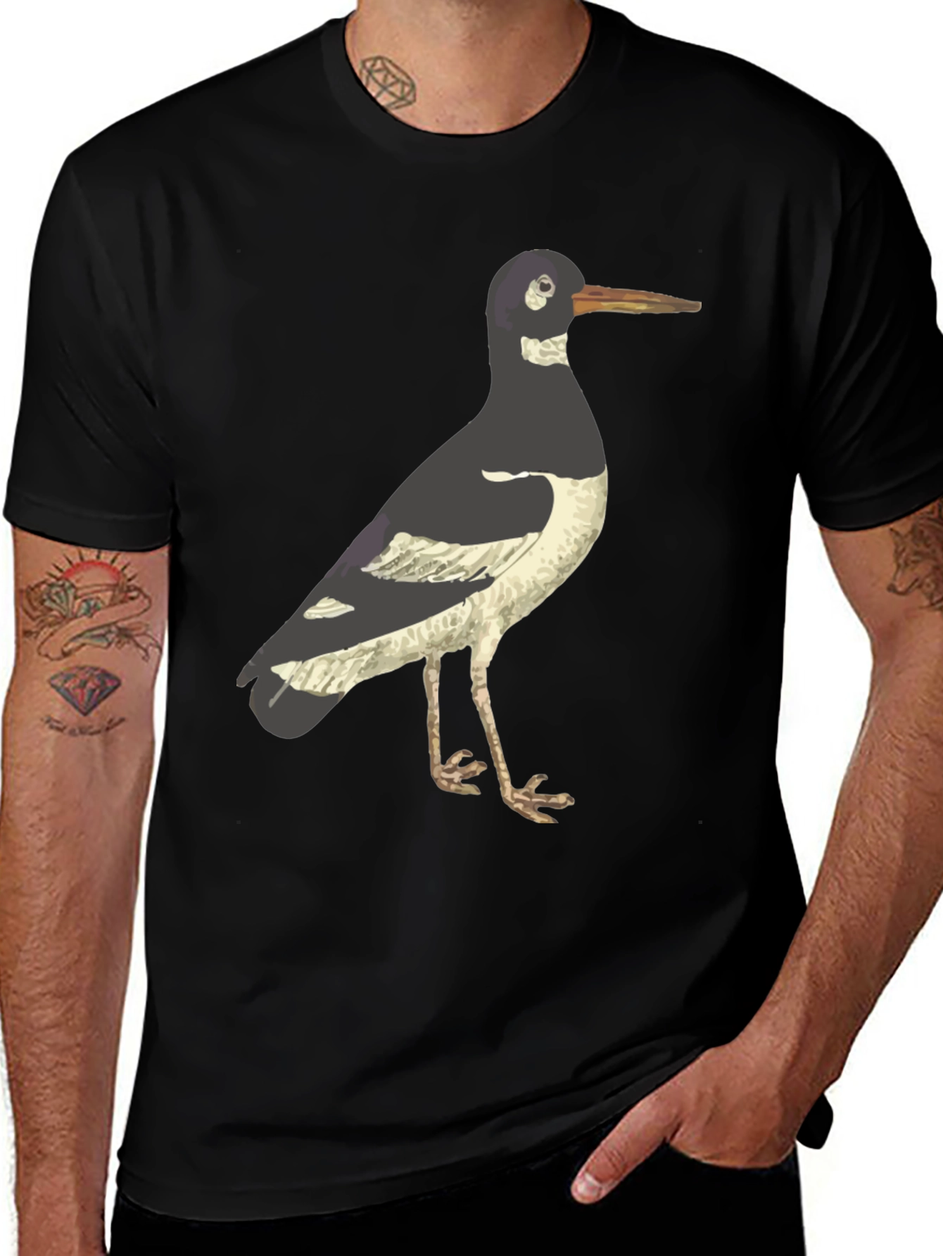 Variant 24 of Oystercatcher Bird Graphic Tee - Nature Lover T-Shirt
