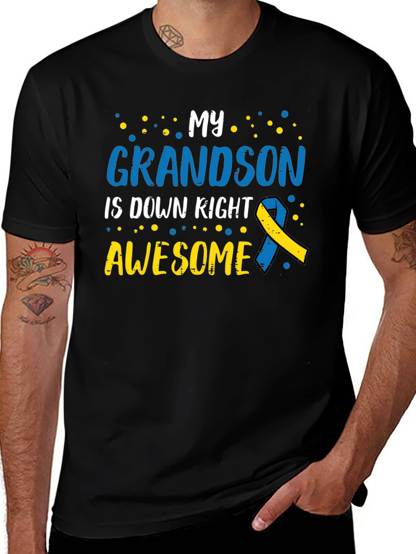 My Grandson is Down Right Awesome T-Shirt