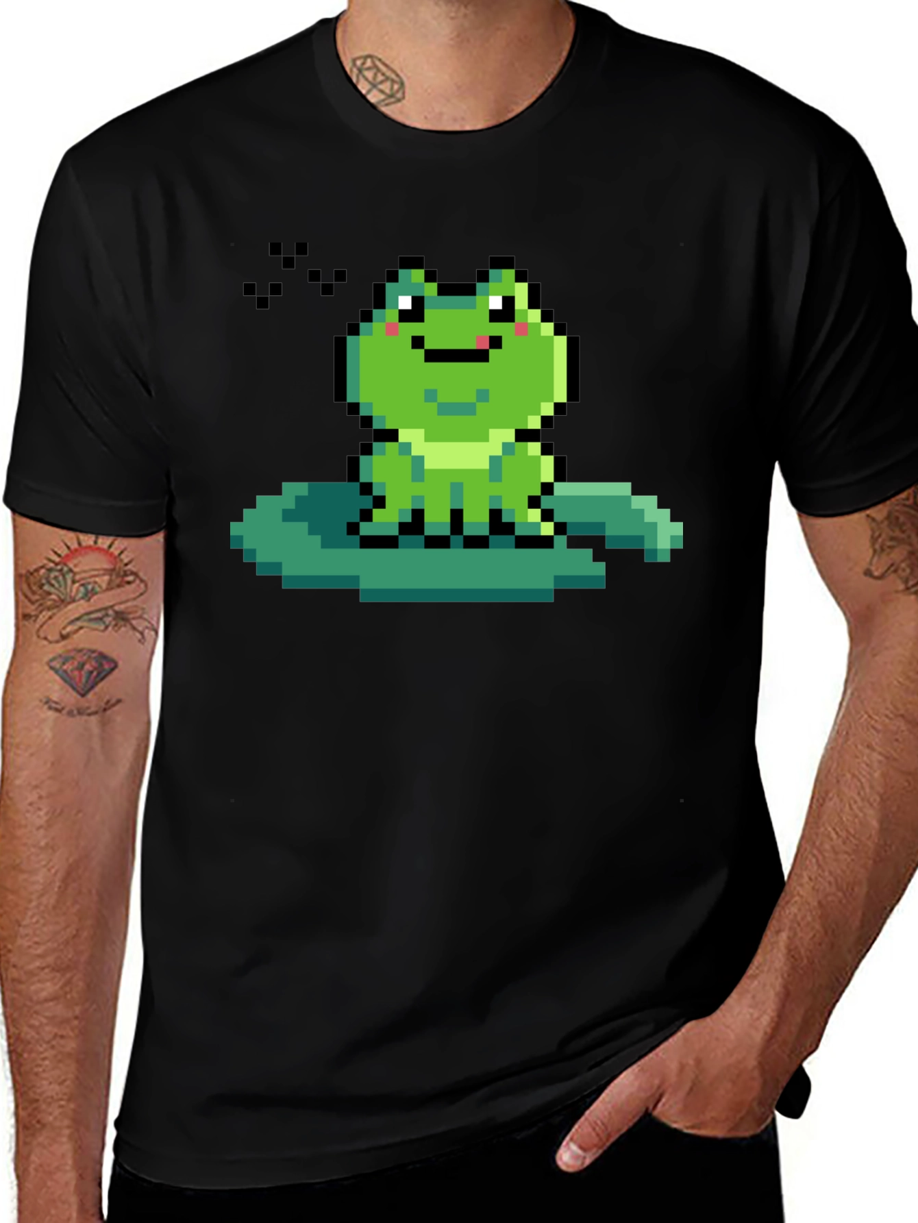 Variant 30 of Pixel Frog Graphic T-Shirt