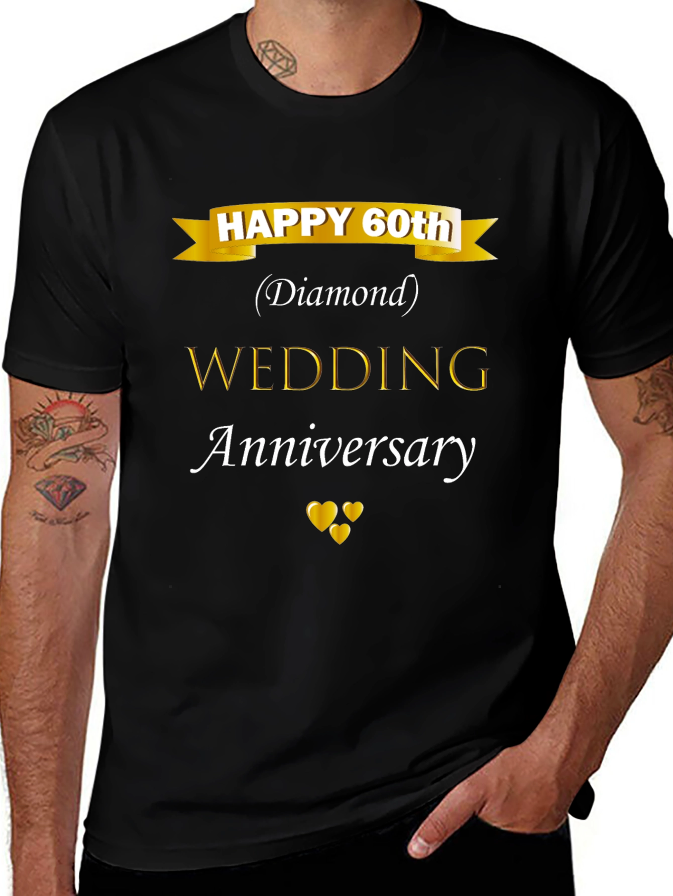Variant 26 of 60th Diamond Wedding Anniversary T-Shirt