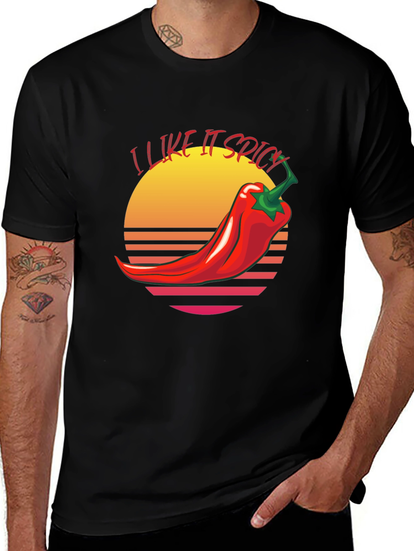 Variant 21 of I Like It Spicy Graphic T-Shirt