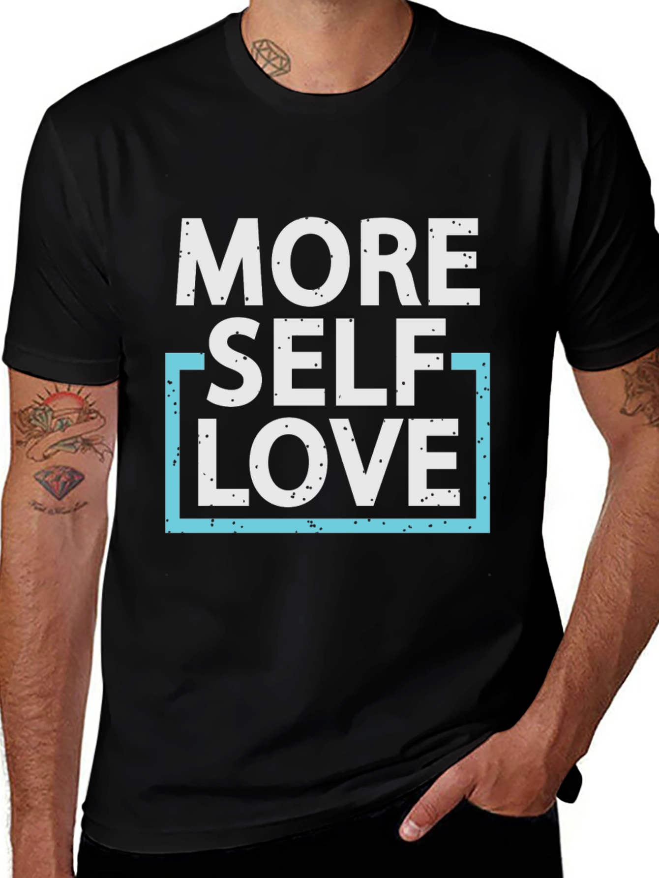 Variant 13 of More Self Love T-Shirt - Black