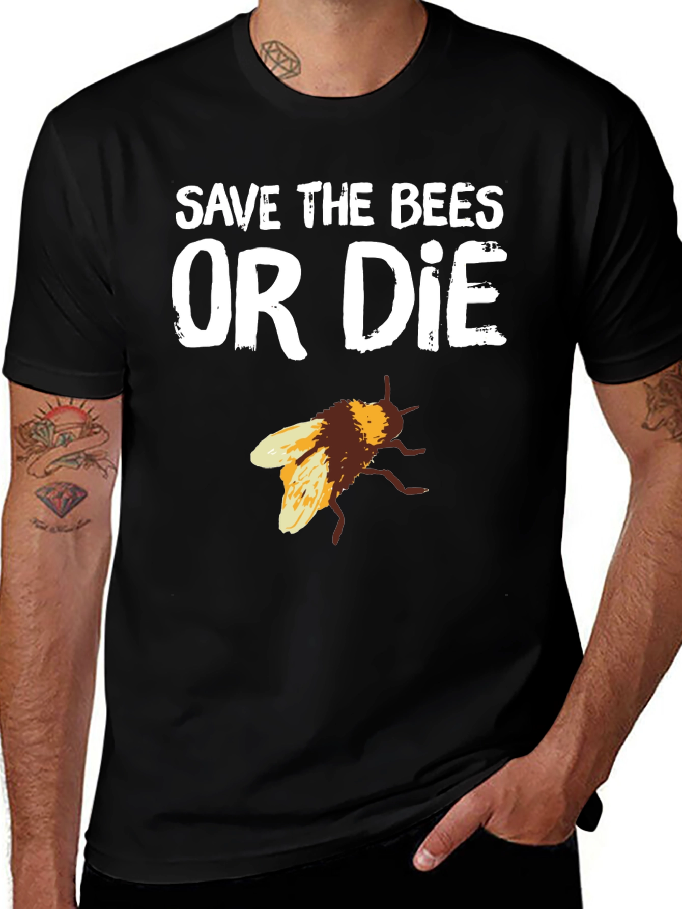Save the Bees or Die Graphic T-Shirt