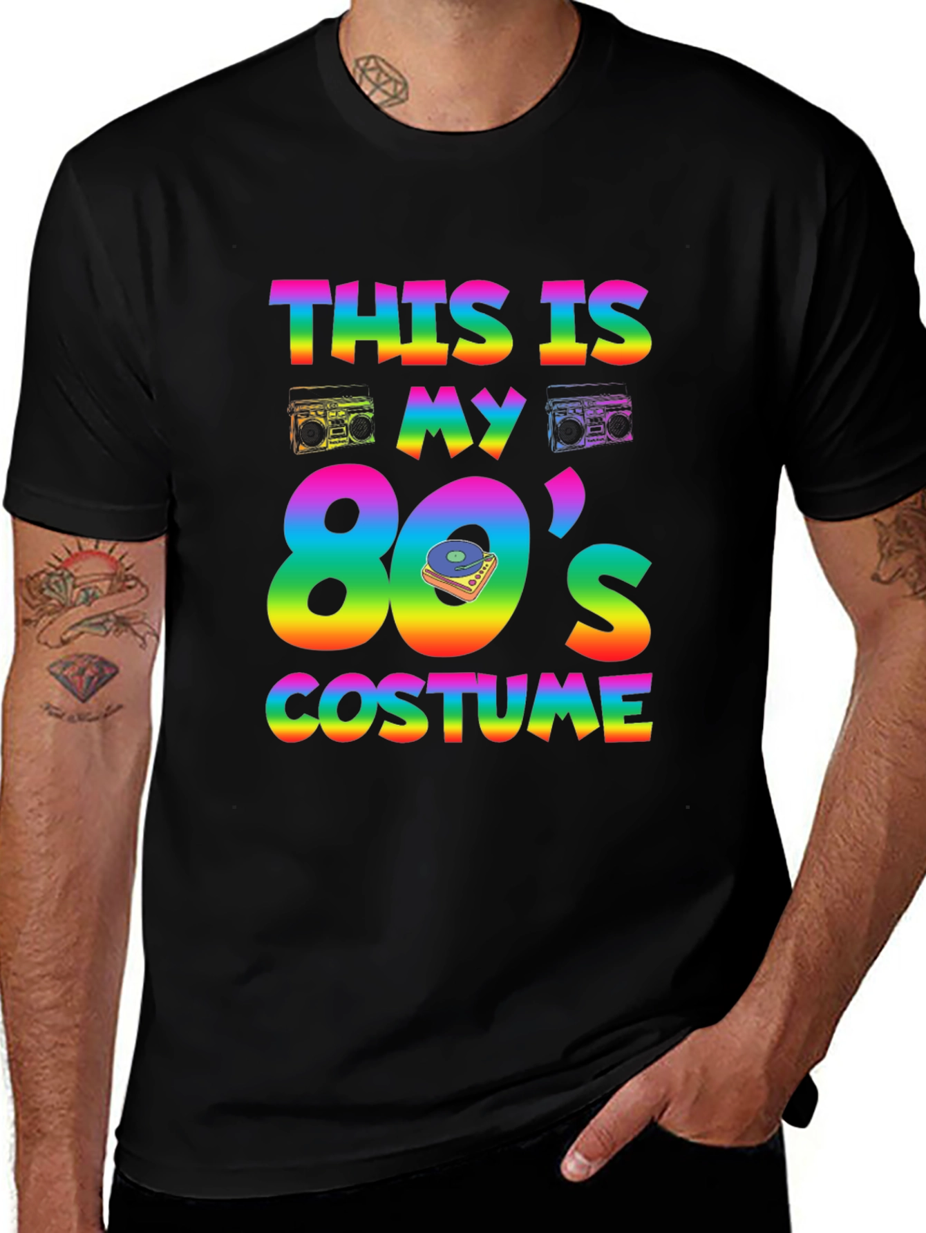 Variant 5 of 80s Costume T-Shirt - Retro Style