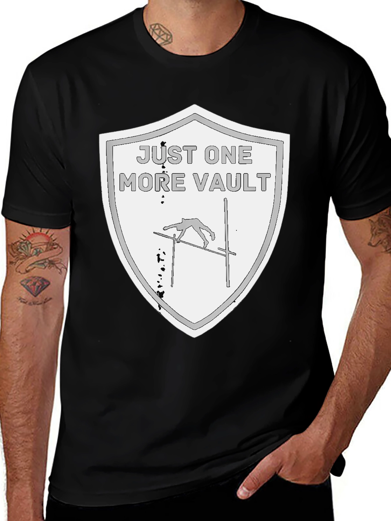 Variant 21 of Just One More Vault T-Shirt - Athletic Sport