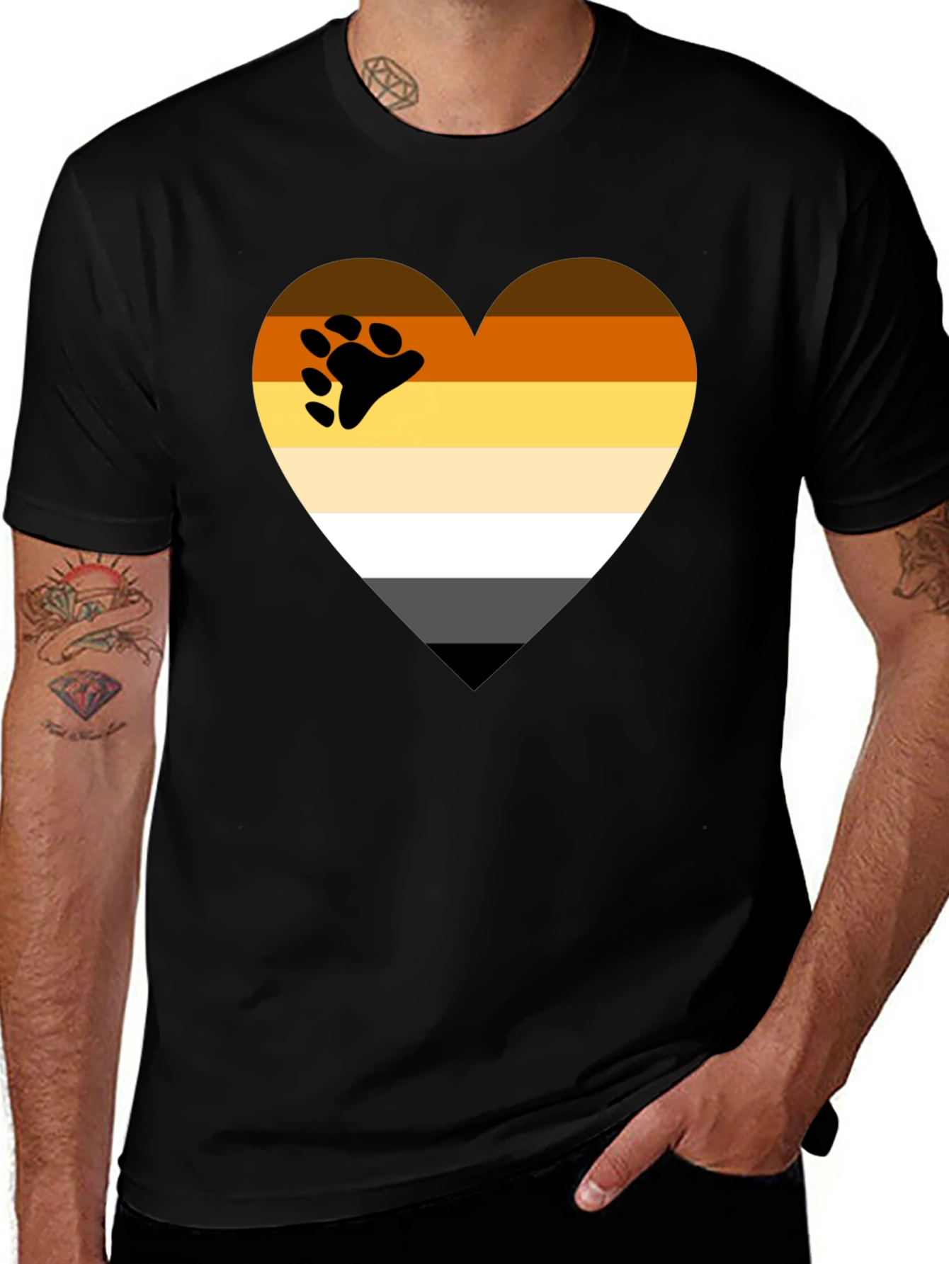 Bear Pride Heart T-Shirt