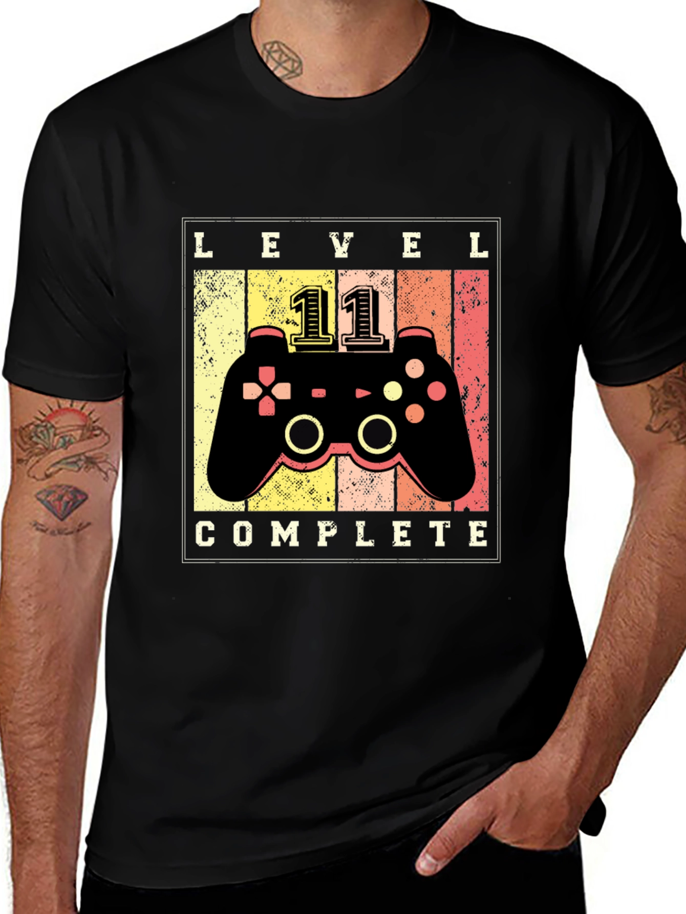 Variant 17 of Level 11 Complete Gaming T-Shirt - Gamer Gift