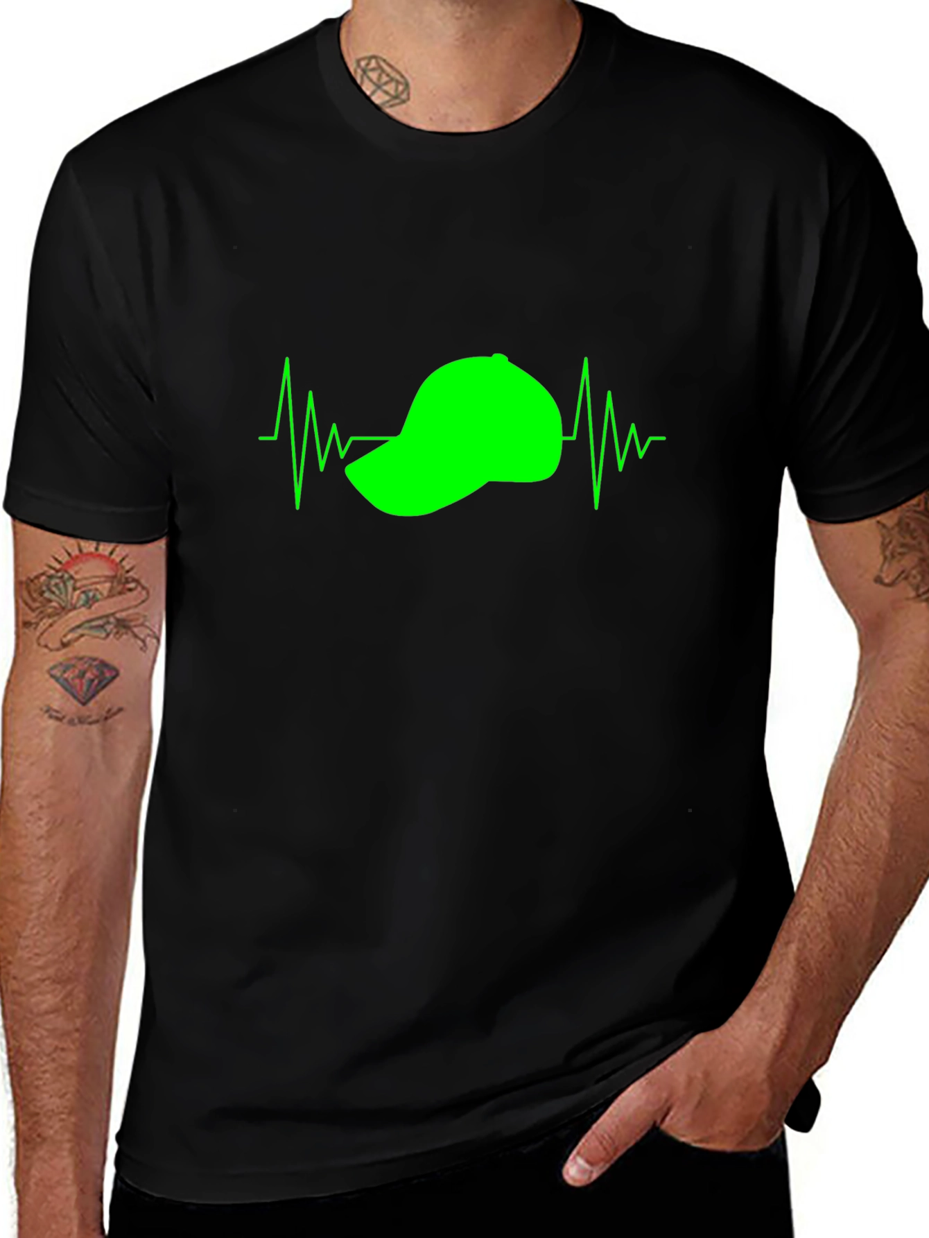 Variant 29 of Cool Cap Pulse T-Shirt - Black Cotton