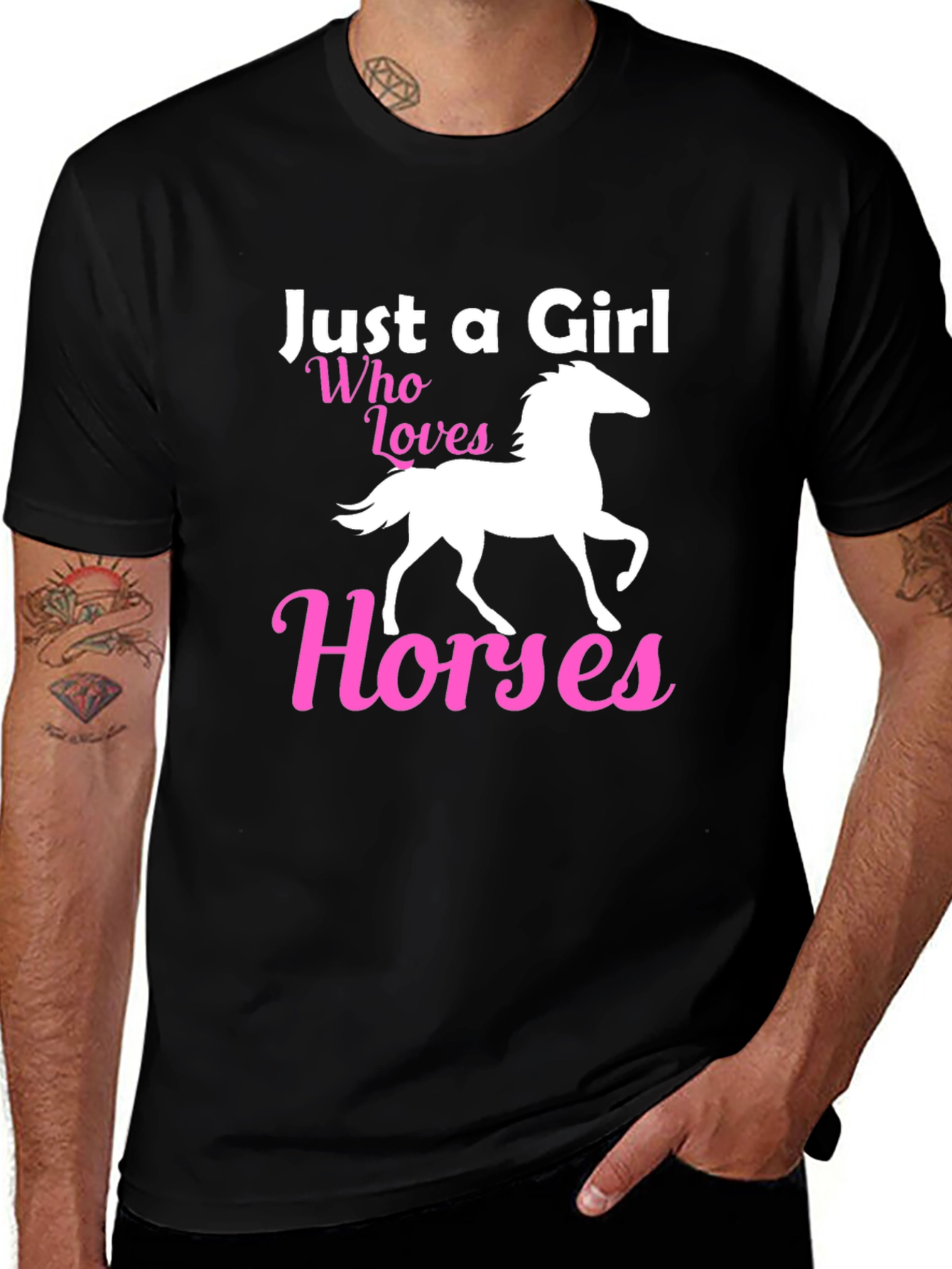 Variant 25 of Just A Girl Who Loves Horses T-Shirt