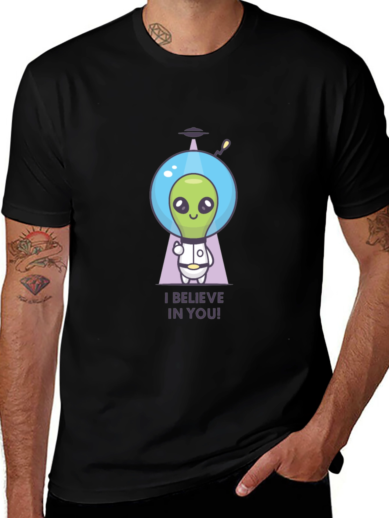 Believe in You Alien T-Shirt