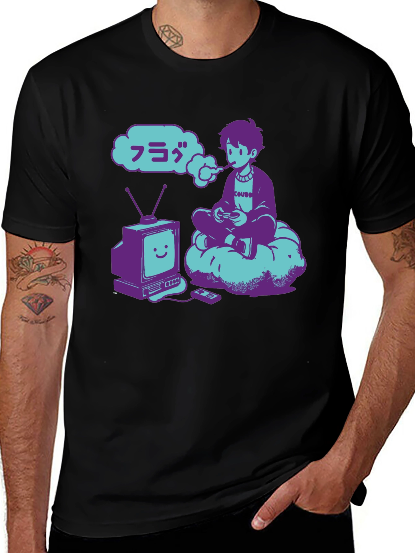 Variant 27 of Retro Gamer T-Shirt - Vaporwave Aesthetic