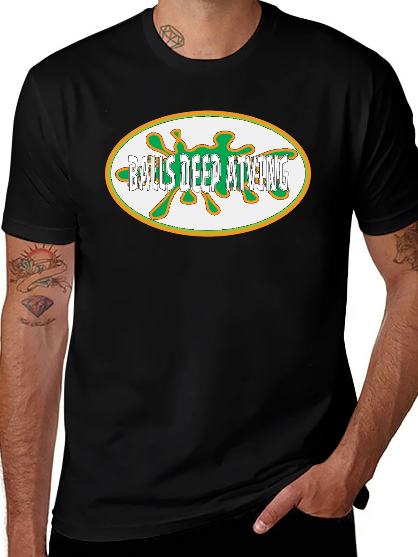 Variant 24 of Balls Deep ATV-ing Graphic T-Shirt
