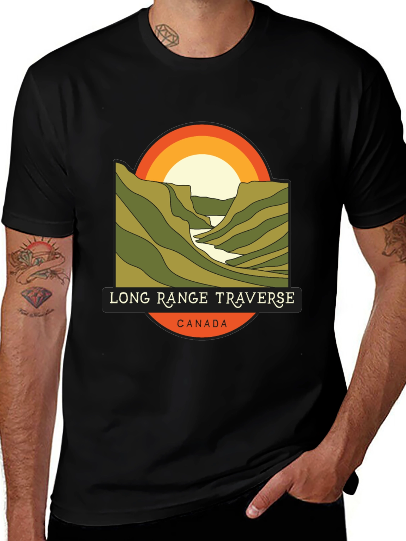 Variant 18 of Long Range Traverse Canada Graphic Tee