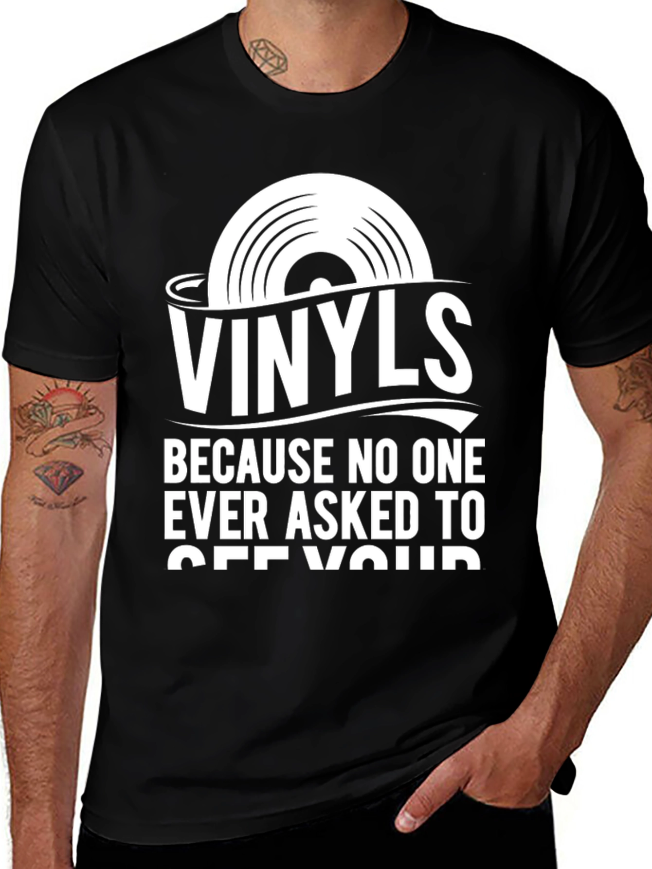 Variant 29 of Vinyls: Because No One Ever Asked T-Shirt
