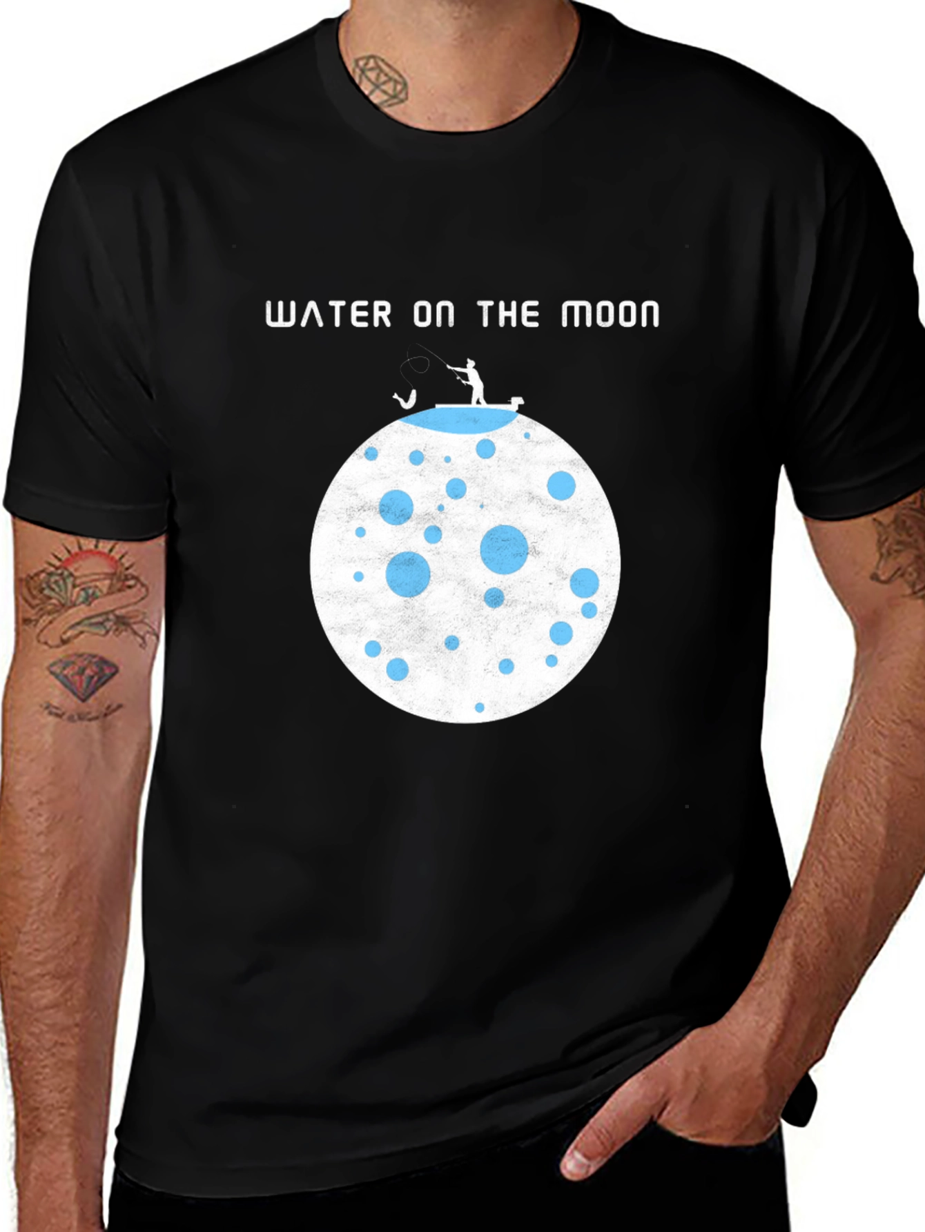 Variant 29 of Water On The Moon Graphic T-Shirt