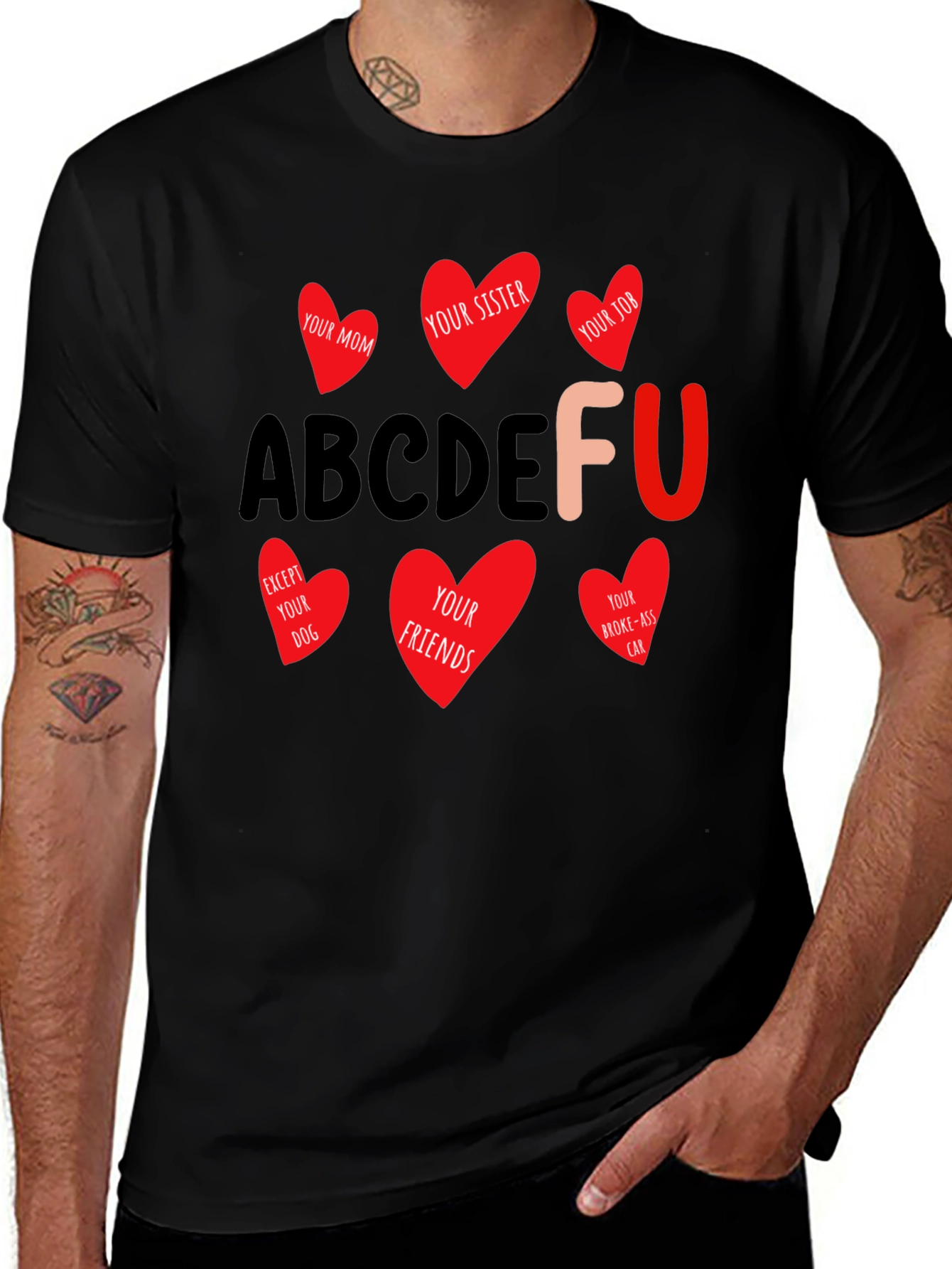 Variant 20 of ABCDEFU T-Shirt Funny Graphic Tee