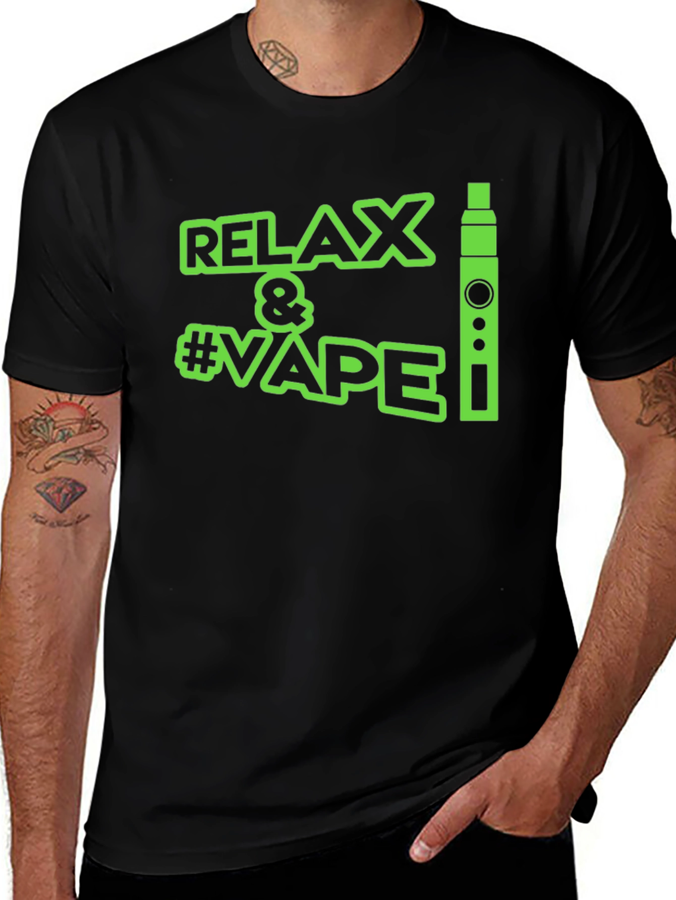 Relax & Vape T-Shirt - Novelty Design