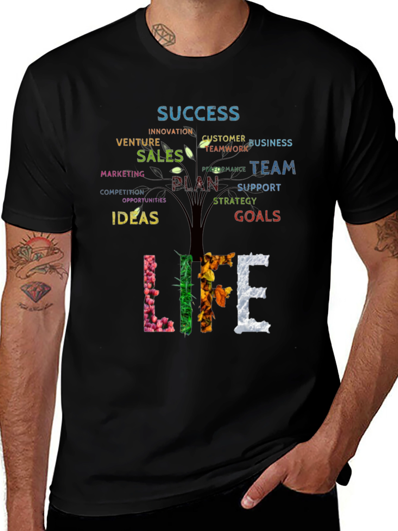 Variant 12 of Success Tree Graphic T-Shirt