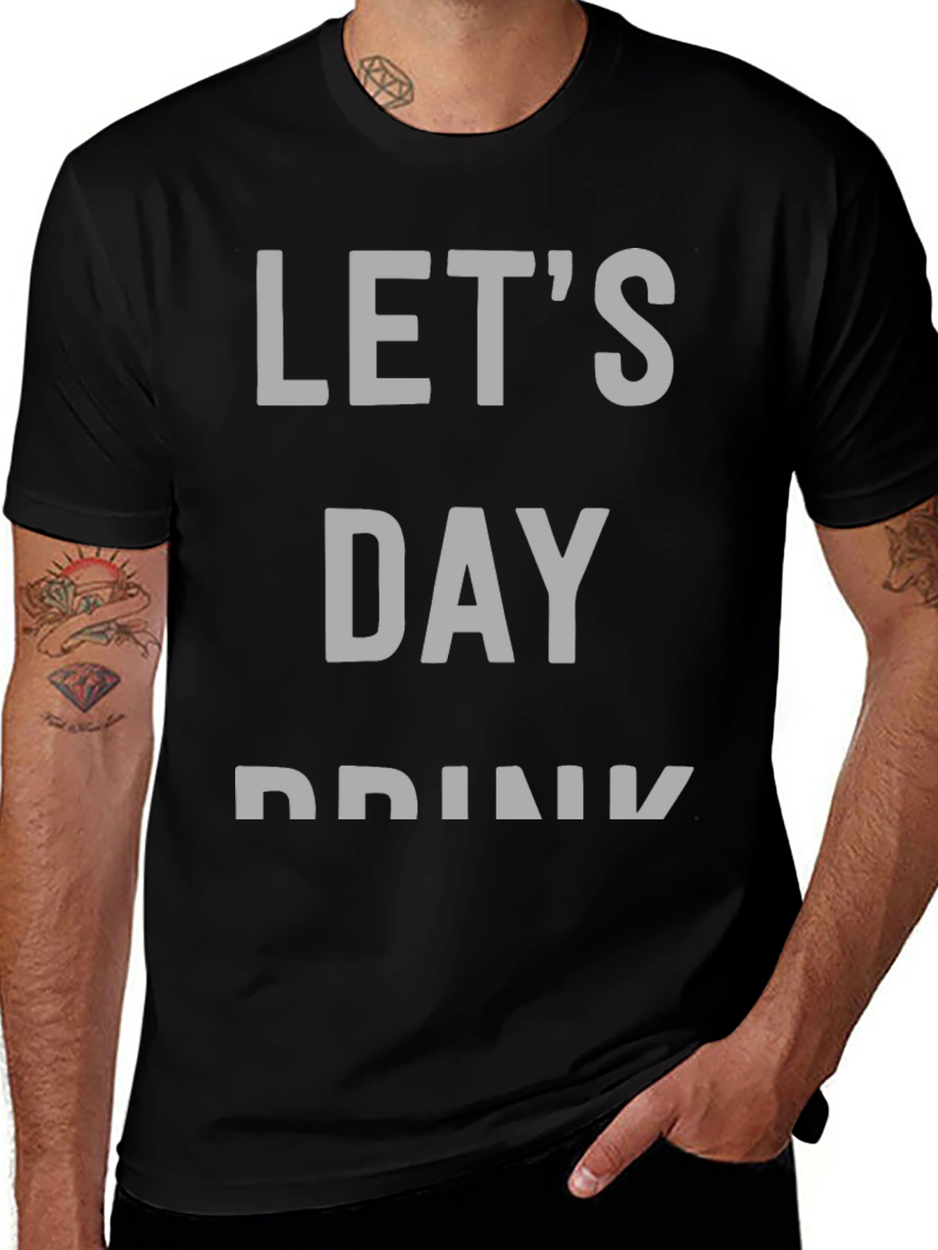 Variant 7 of Let's Day Drink T-Shirt | Party Tee
