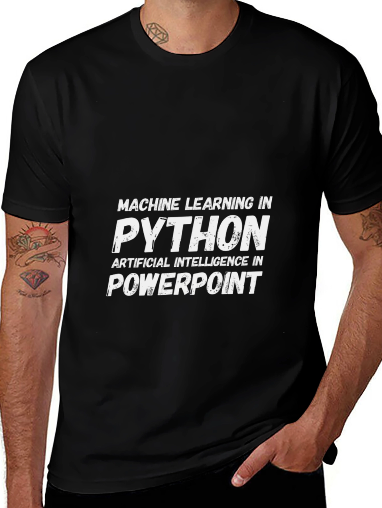 Variant 7 of Machine Learning Python T-Shirt Funny AI Developer Gift