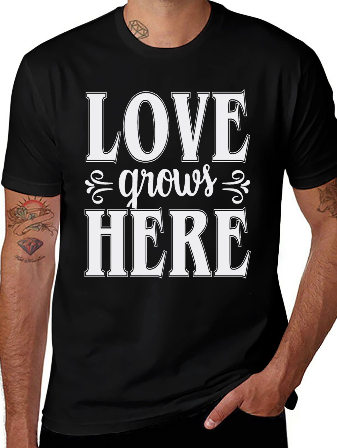 Variant 14 of Love Grows Here Graphic T-Shirt