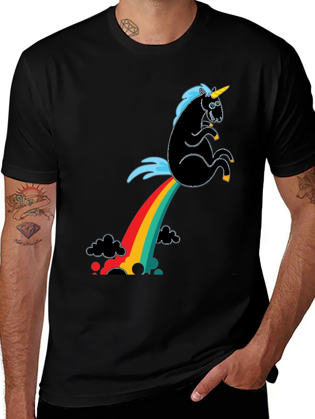 Variant 12 of Unicorn Rainbow Poop T-Shirt