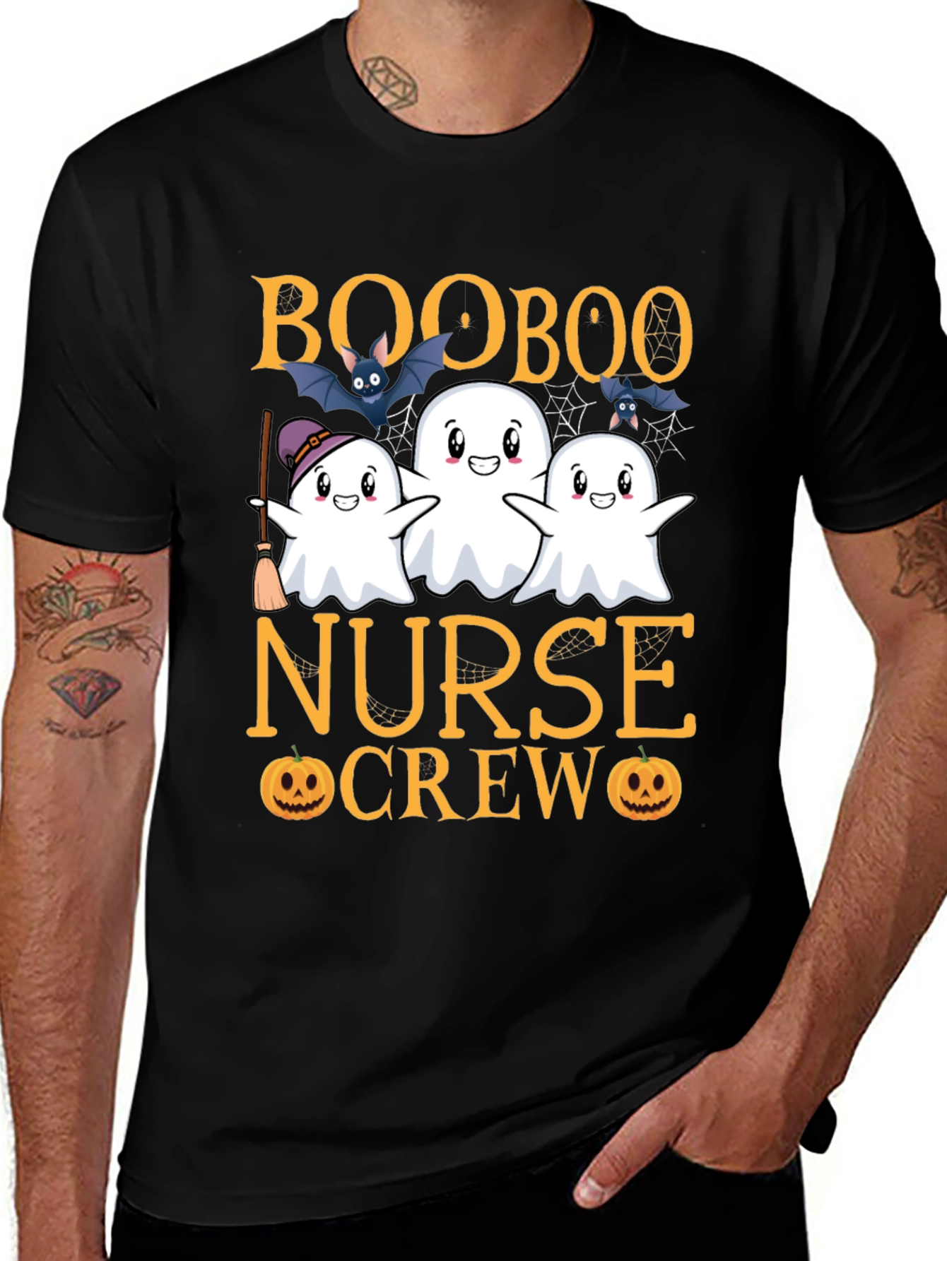 Boo Boo Nurse Crew Halloween T-Shirt
