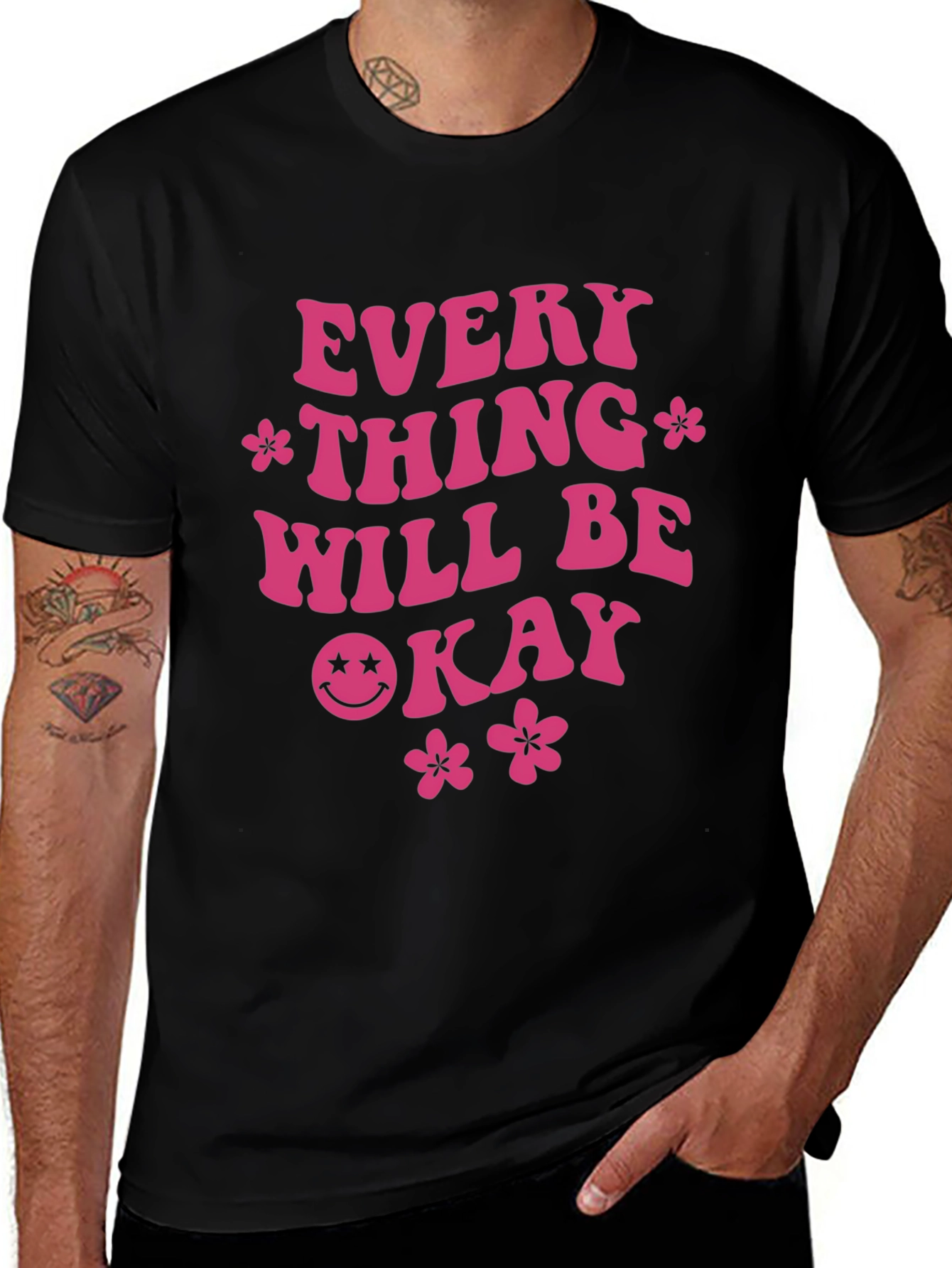 Variant 9 of Everything Will Be Okay Graphic Tee