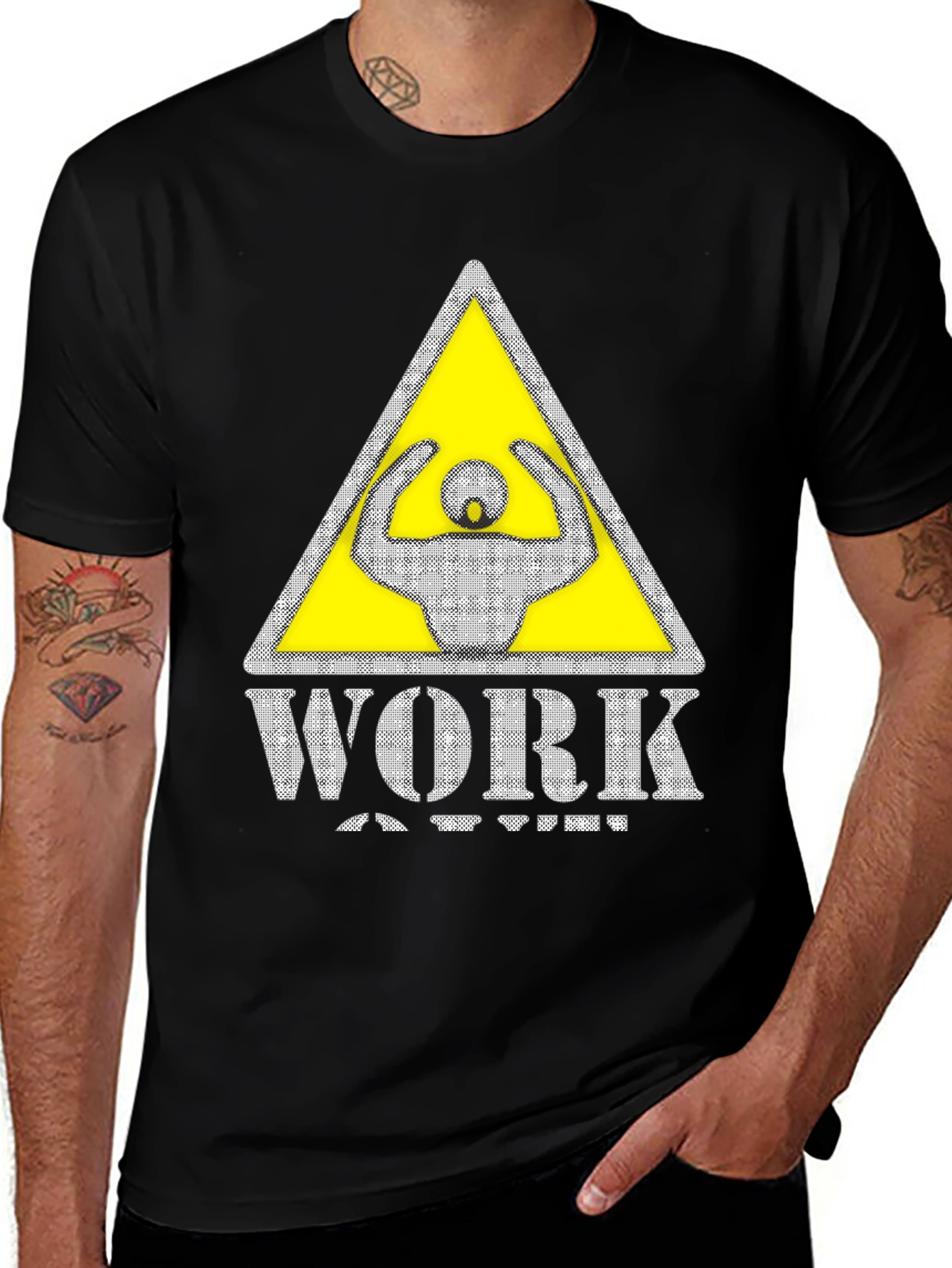 Variant 25 of Work T-Shirt, Graphic Tee, Workout Apparel