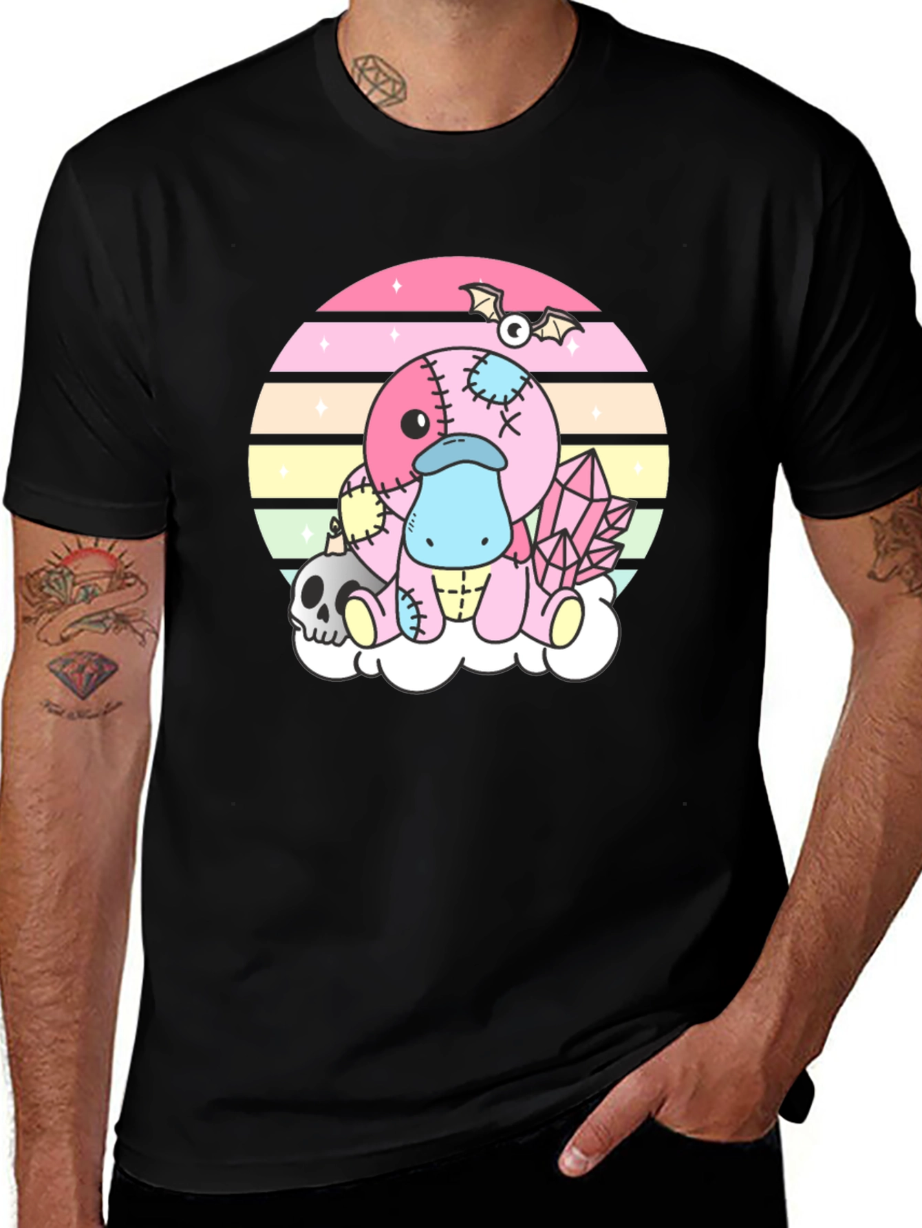 Variant 15 of Cute Pastel Goth Platypus T-Shirt