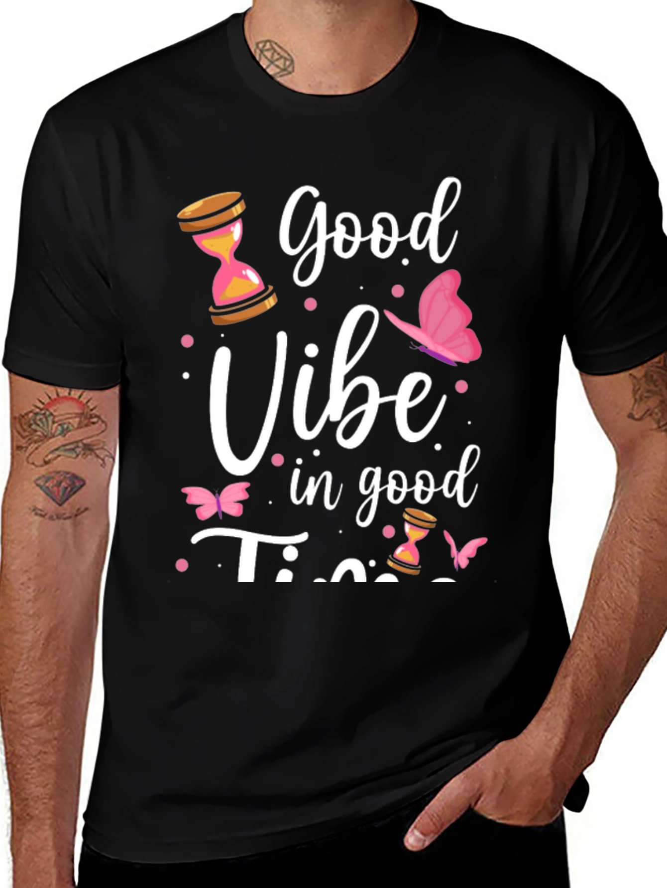 Variant 26 of Good Vibe Tee - Positive Time Zone