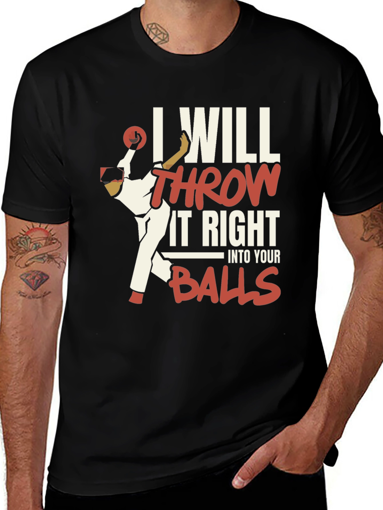 Variant 23 of I Will Throw It Right Into Your Balls T-Shirt