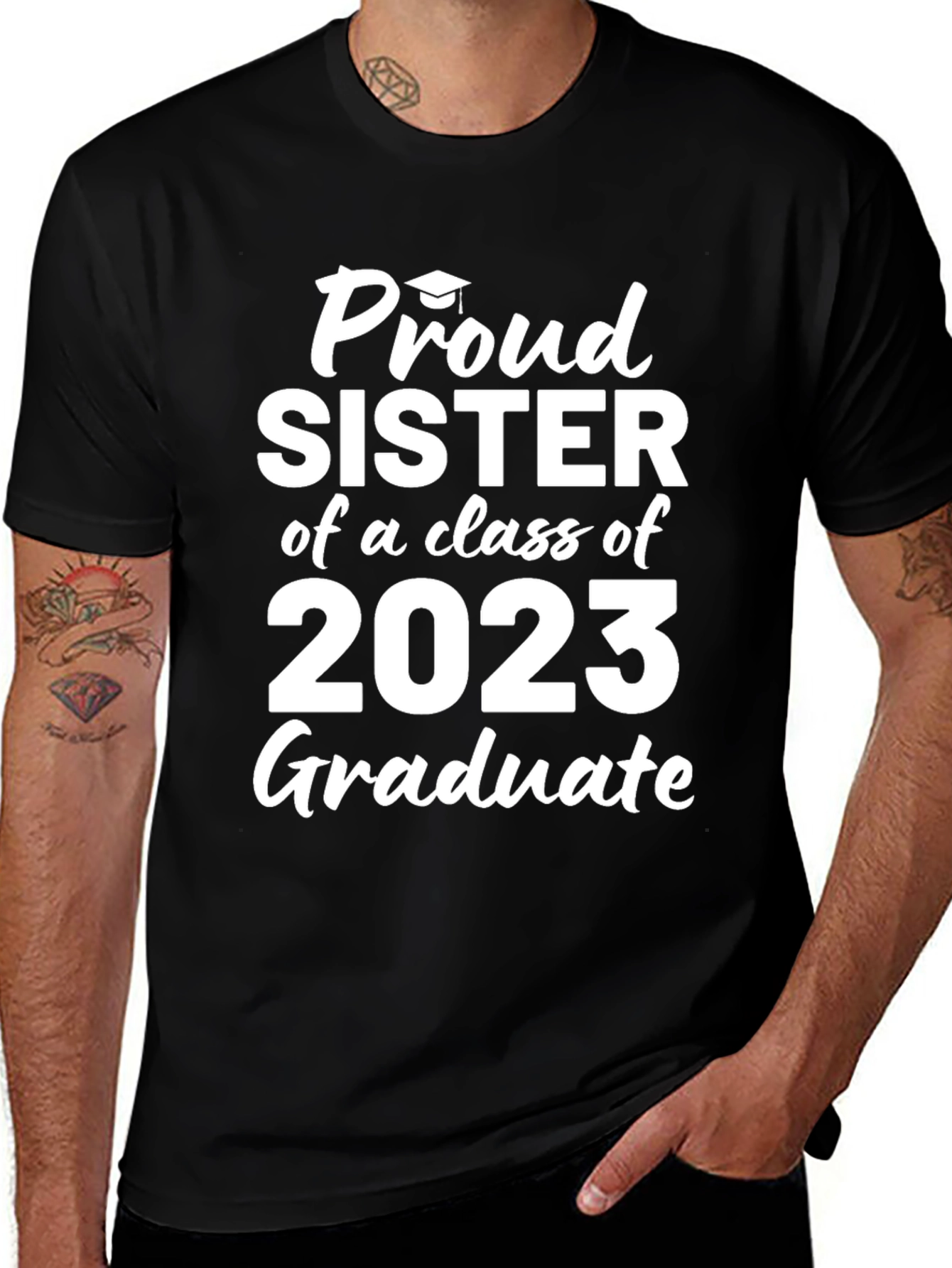 Proud Sister of a 2023 Graduate T-Shirt
