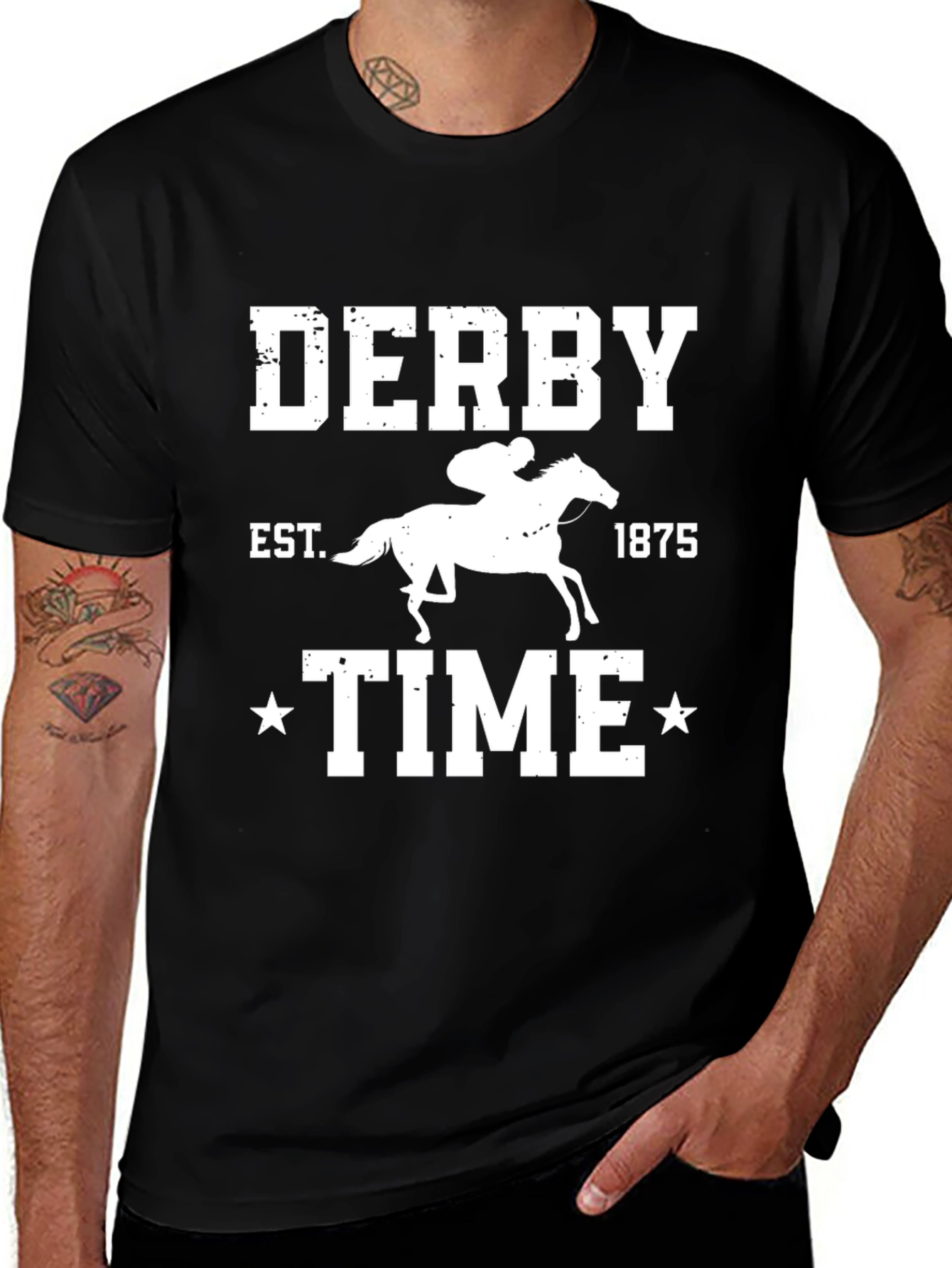 Derby Time T-Shirt - Horse Racing Graphic Tee