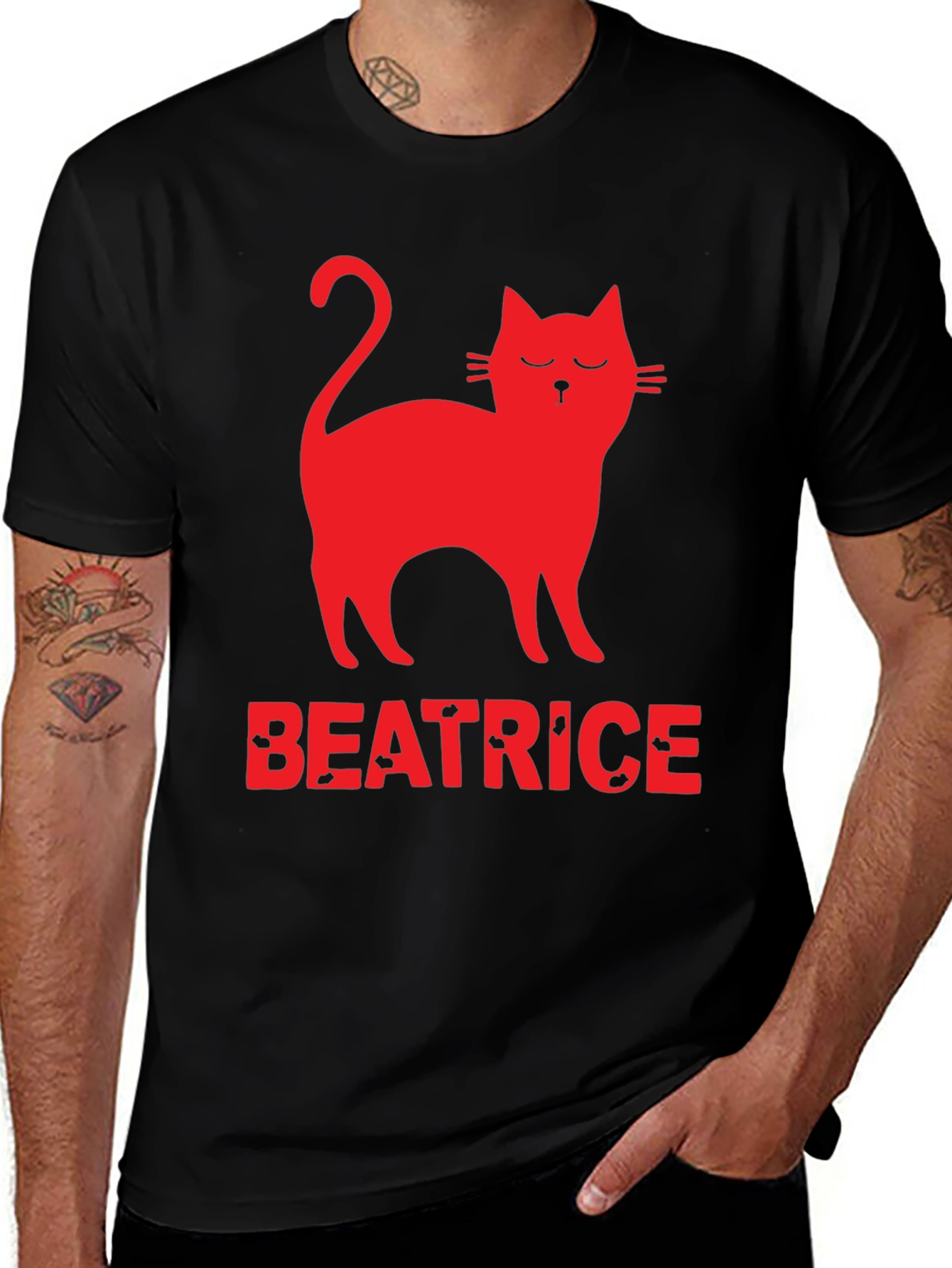 Variant 23 of Cat Beatrice T-Shirt - Unique Graphic Tee