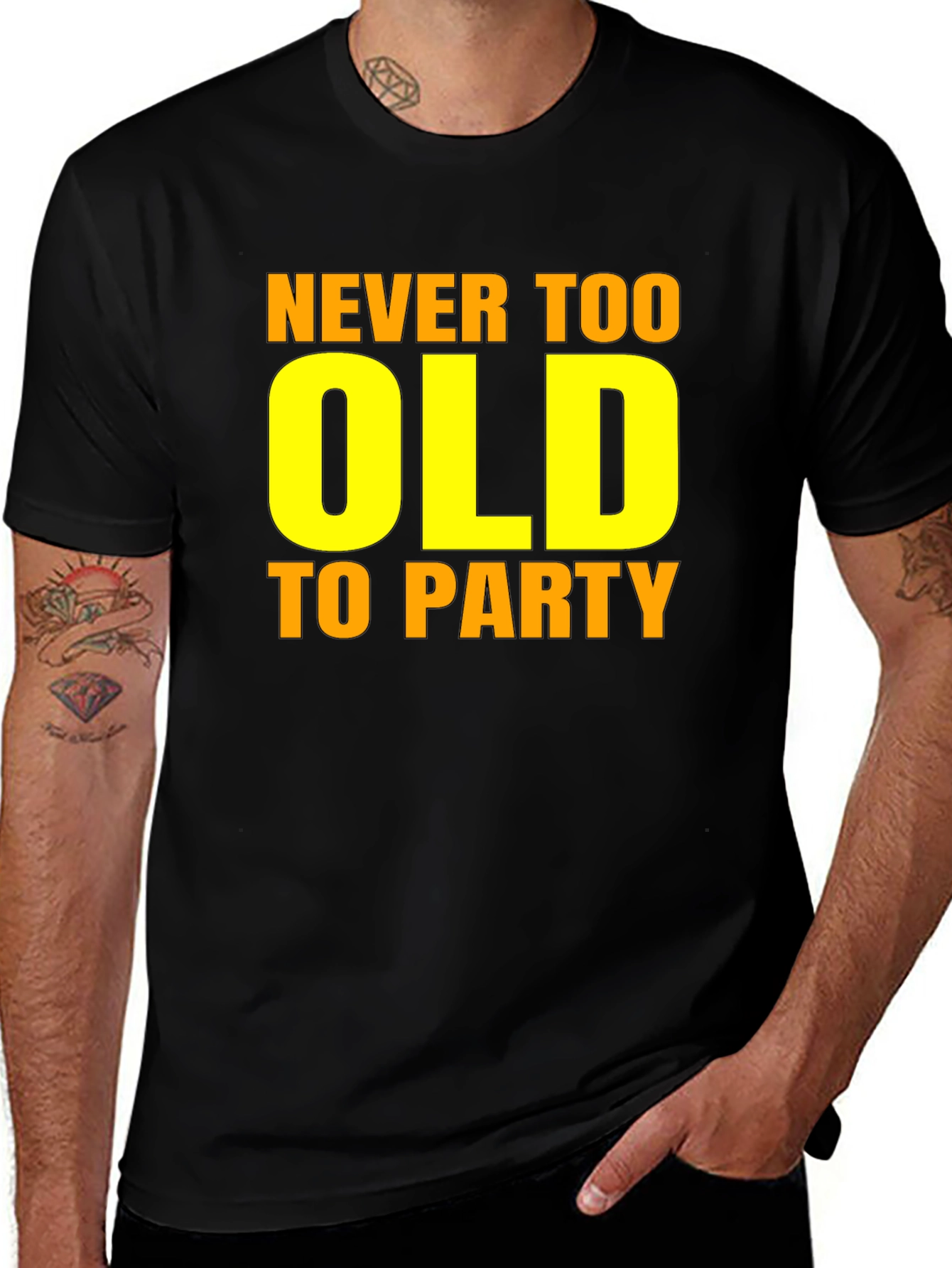 Variant 9 of Never Too Old to Party Graphic Tee