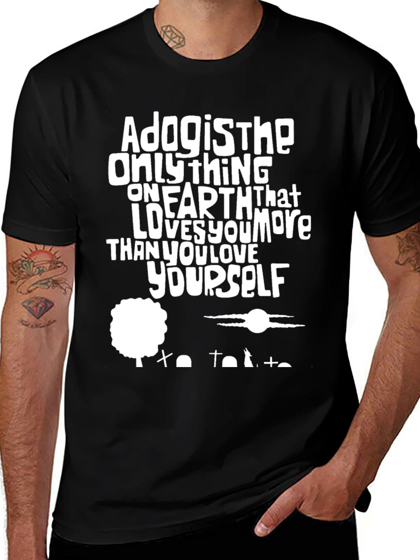 Variant 6 of Dog is Love T-Shirt - Unisex