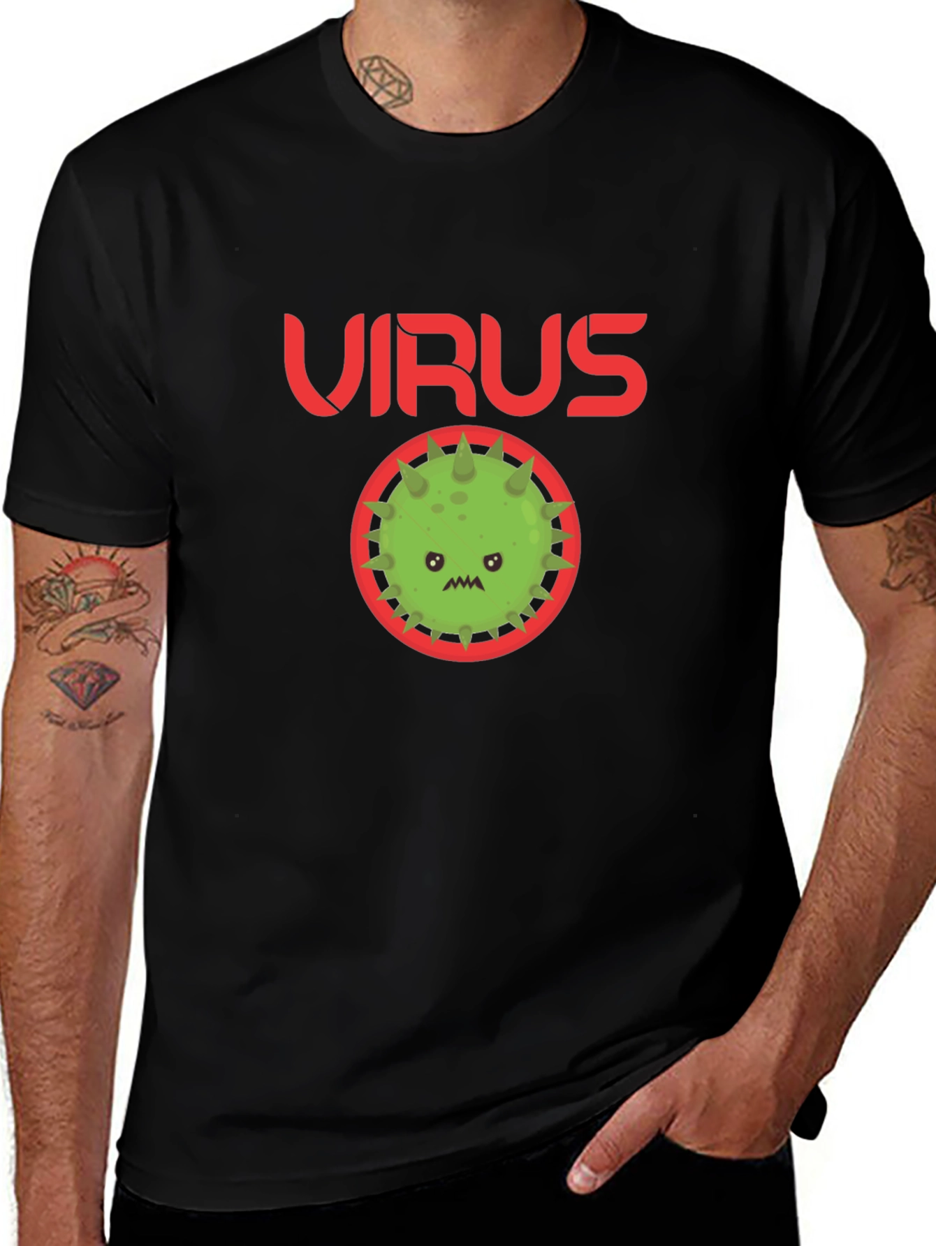 Variant 30 of Virus Graphic Tee - Funny Quarantine T-Shirt