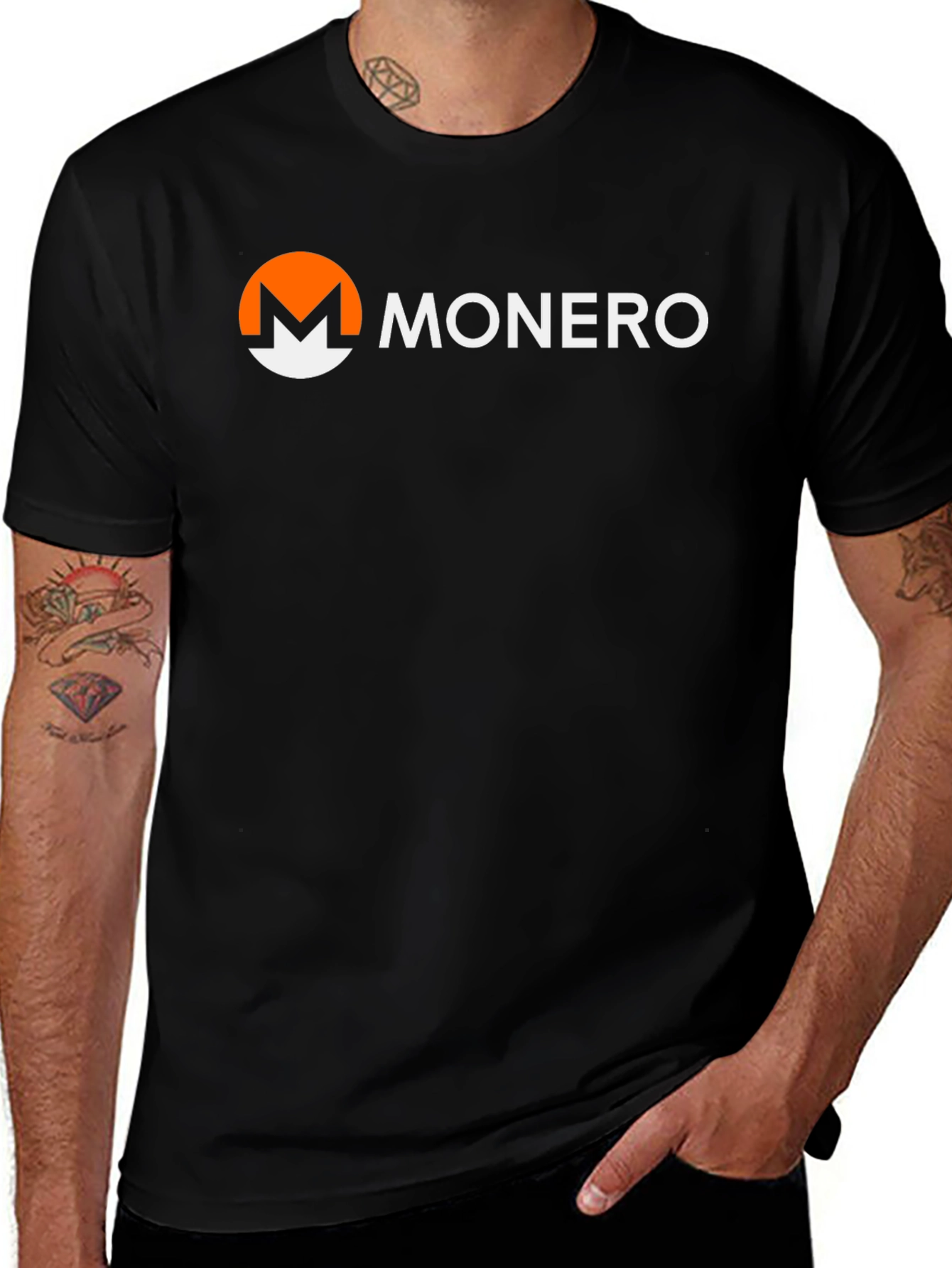 Monero Logo T-Shirt - Black Crypto Tee