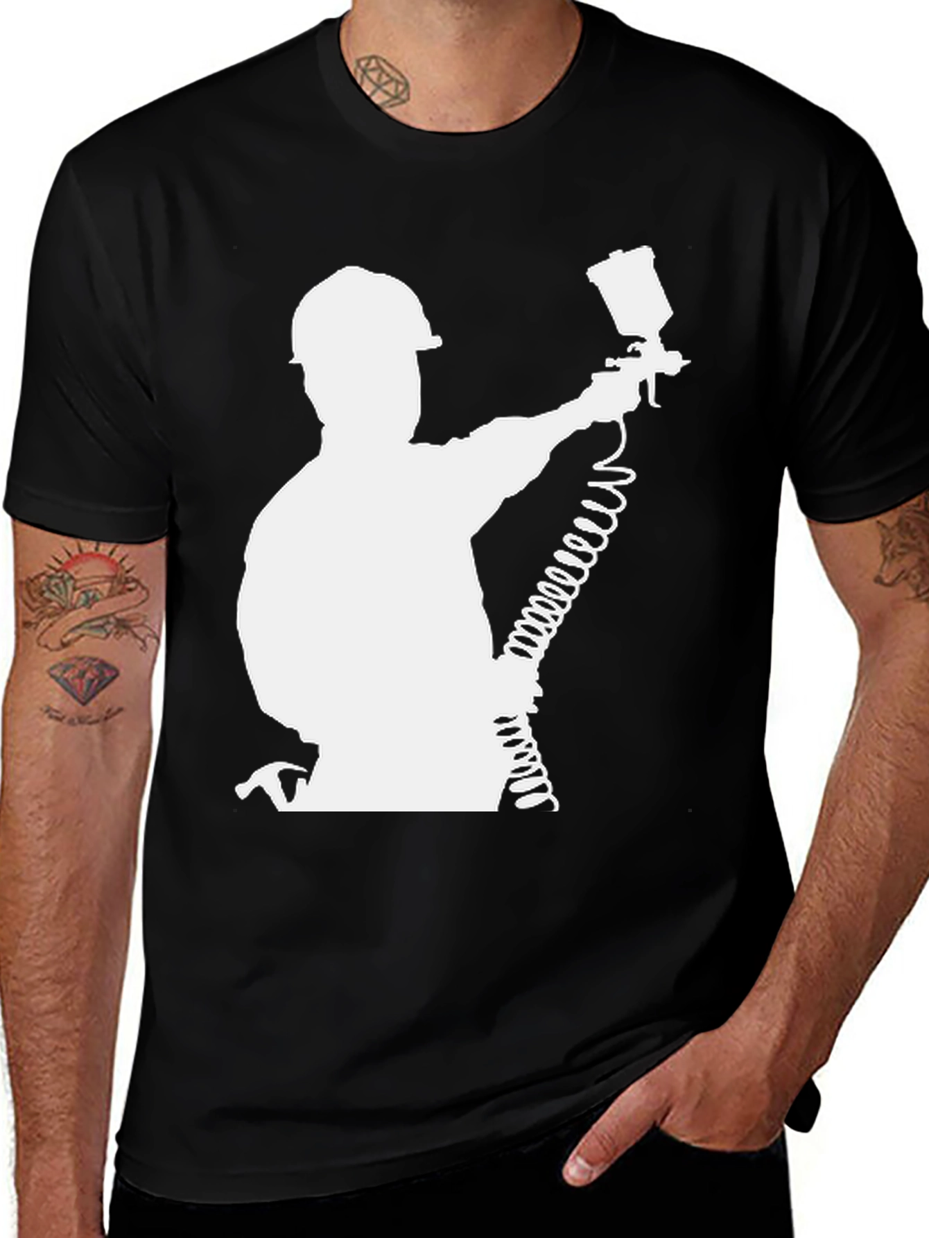 Spray Painter T-Shirt - Cool Graphic Tee