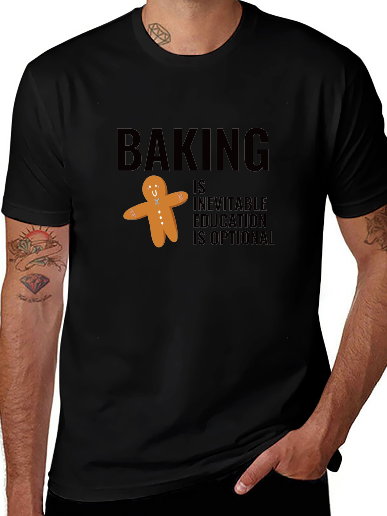 Variant 18 of Baking is Inevitable Men's Graphic T-Shirt