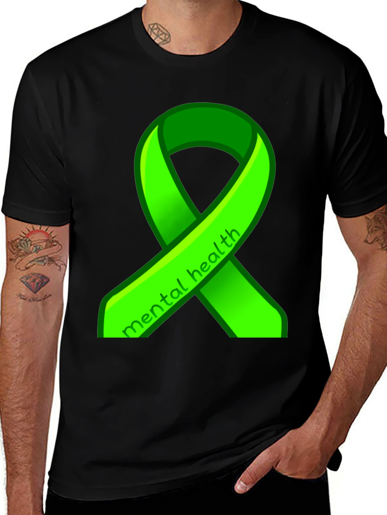 Variant 7 of Mental Health Awareness Ribbon T-Shirt