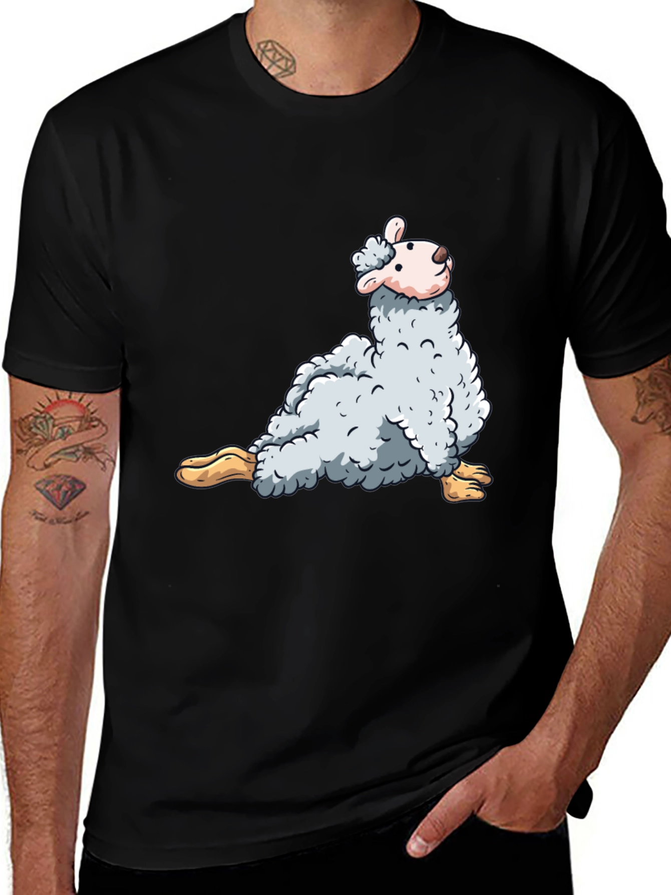 Variant 11 of Llama Graphic T-Shirt - Soft Cotton Tee