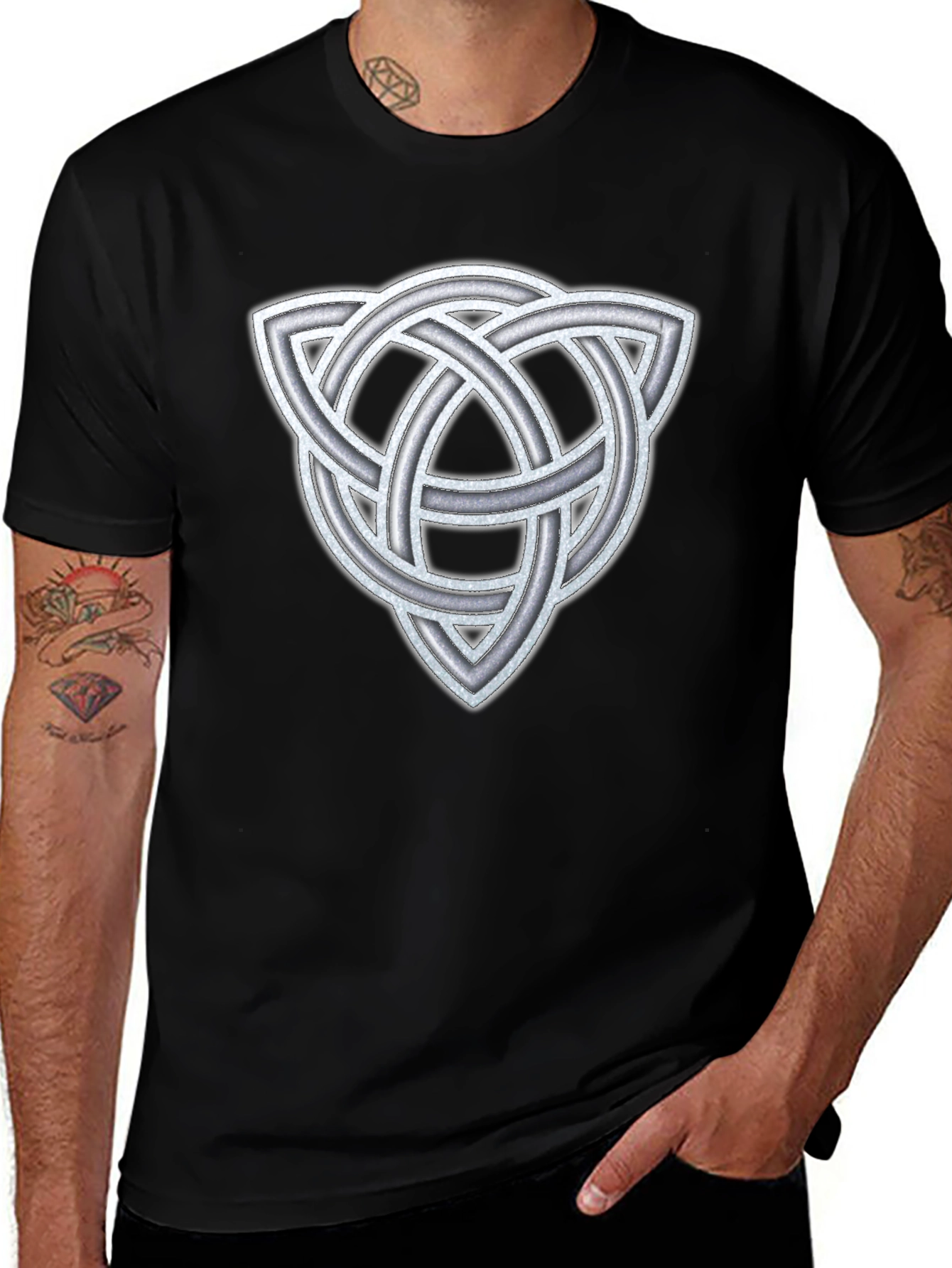 Celtic Knot Graphic Tee - Classic Black T-Shirt