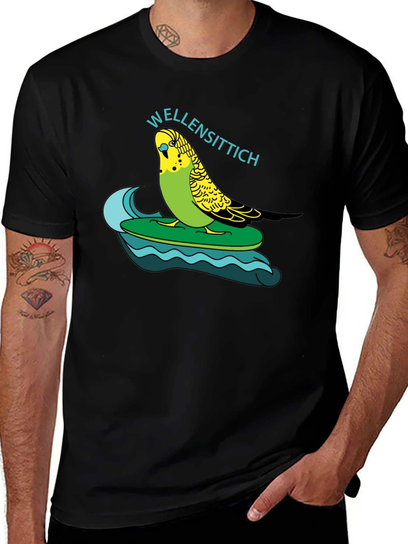 Variant 30 of Wellensittich Budgie Bird T-Shirt